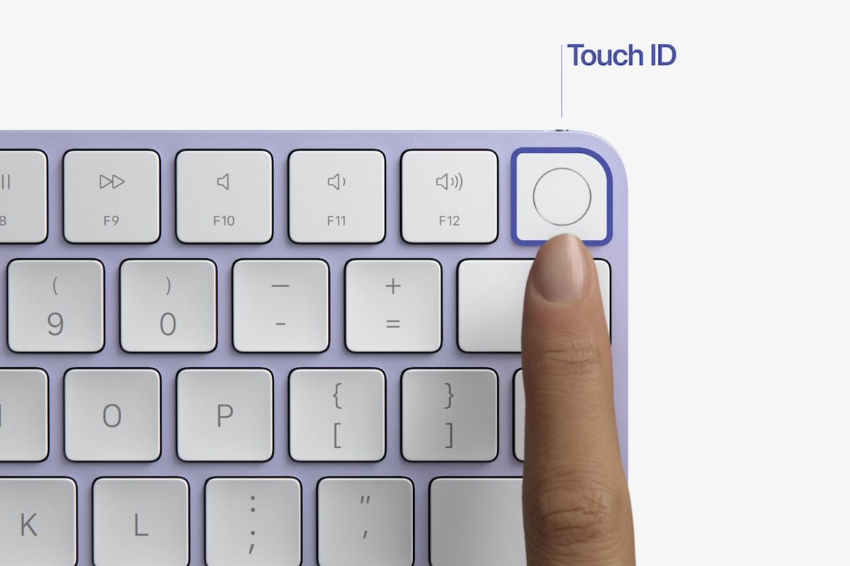 Touch ID trên Magic Keyboard mới tương thích với Touch ID trên MacBook M1