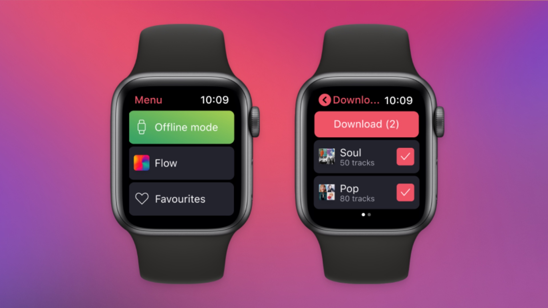 Deezer trên Apple Watch có thể download và nghe nhạc Offline