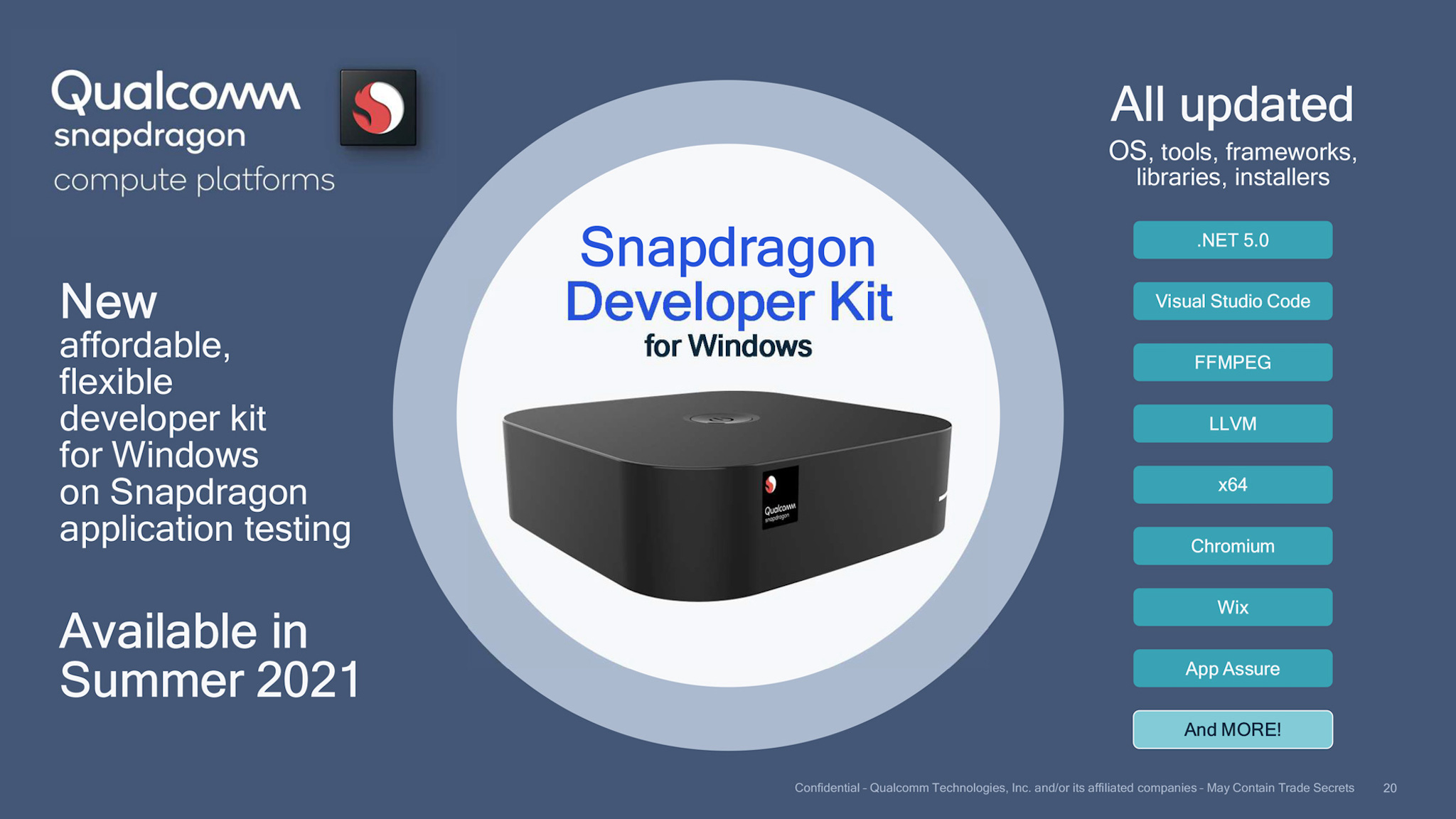 Snapdragon Dev Kit: "Mac mini DTK" phiên bản Windows, chuẩn bị cho cuộc đối đầu với Apple Silicon?