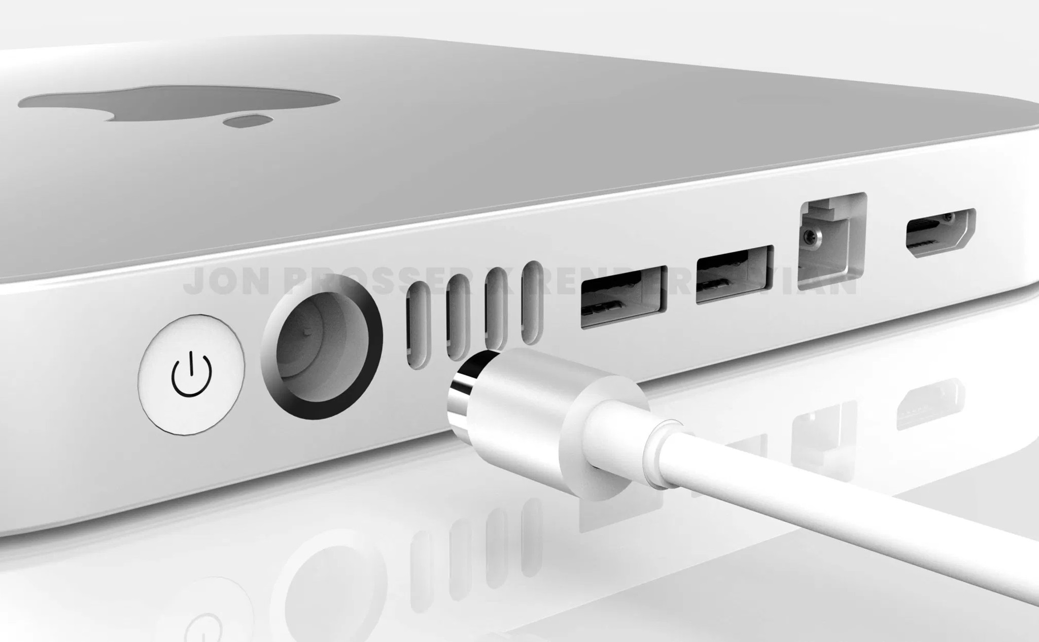 [Tin đồn] Mac mini mới được cho sẽ mỏng hơn, chip M1X và cổng nguồn như iMac 24"