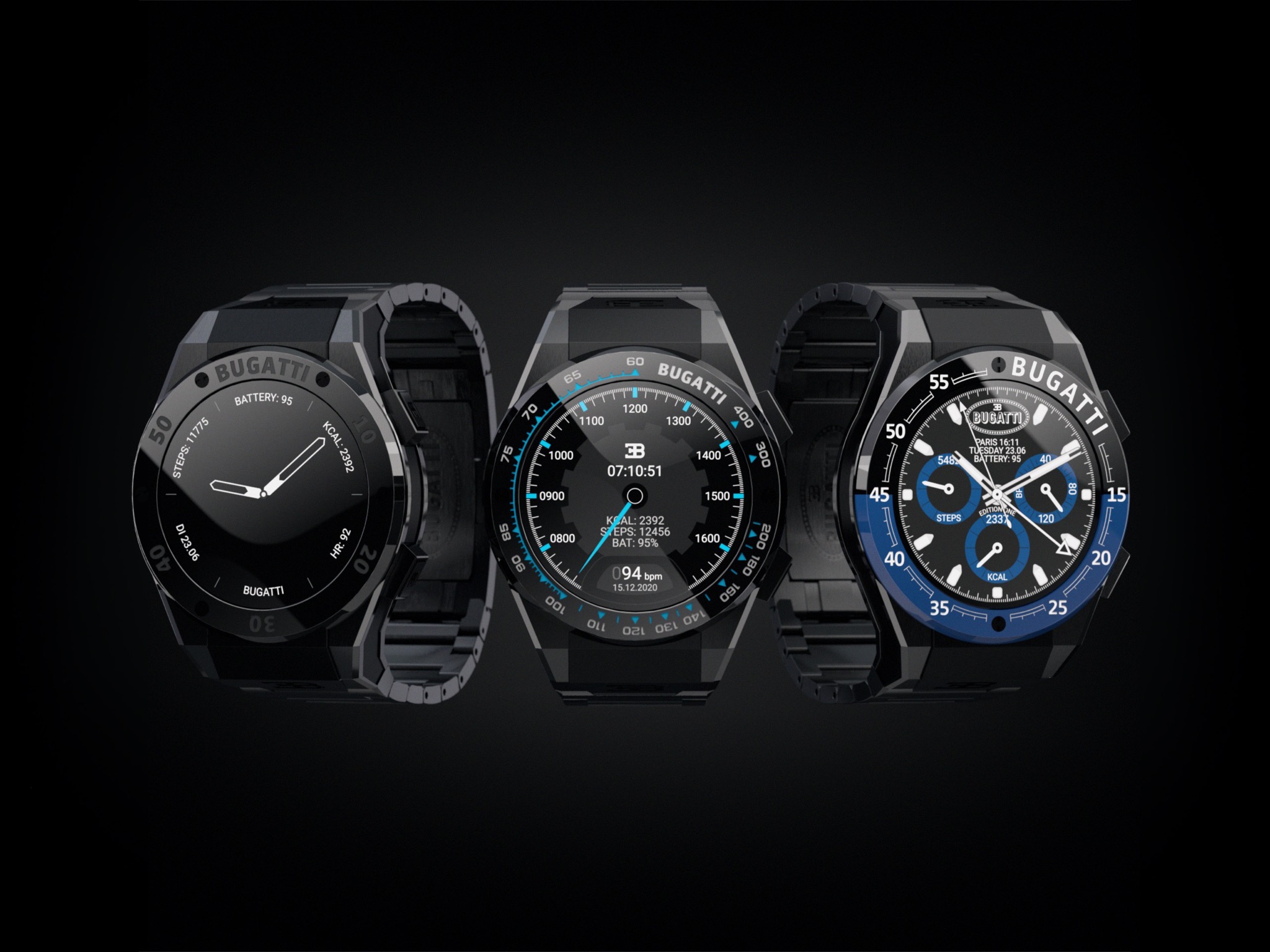 Bugatti Ceramique Edition One: Smartwatch chế tác thủ công, thay được viền bezel, giá rẻ