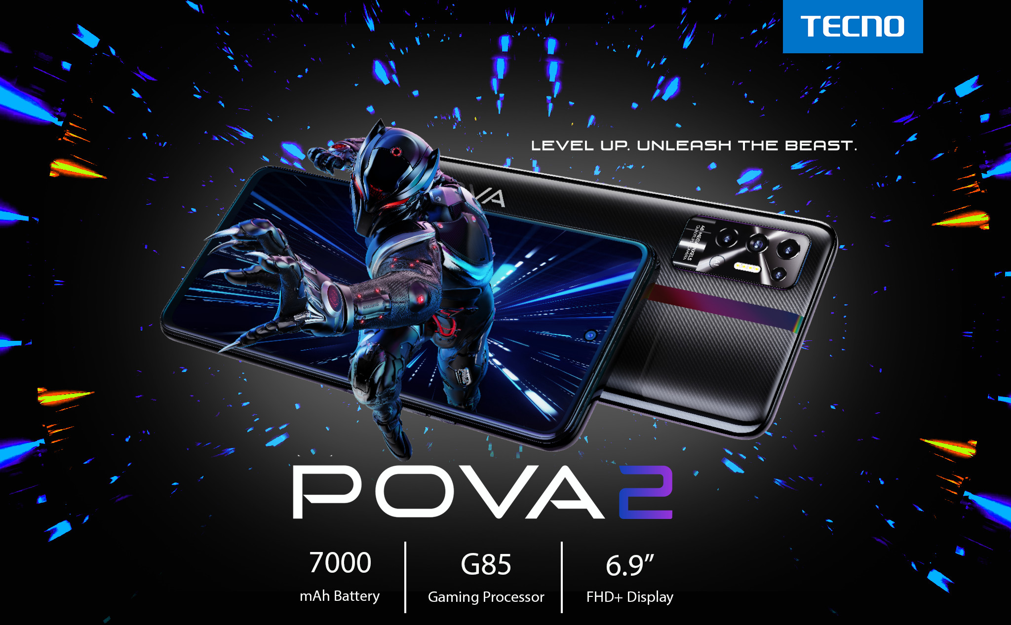 [QC] Ra mắt điện thoại dành cho game thủ POVA 2, TECNO Mobile chính thức quay lại Việt Nam