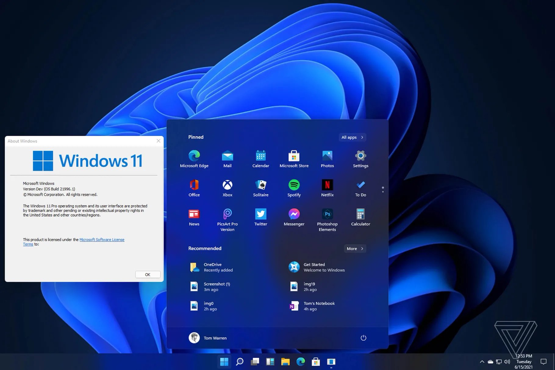 Đây là Windows 11 với Start Menu mới hoàn toàn!