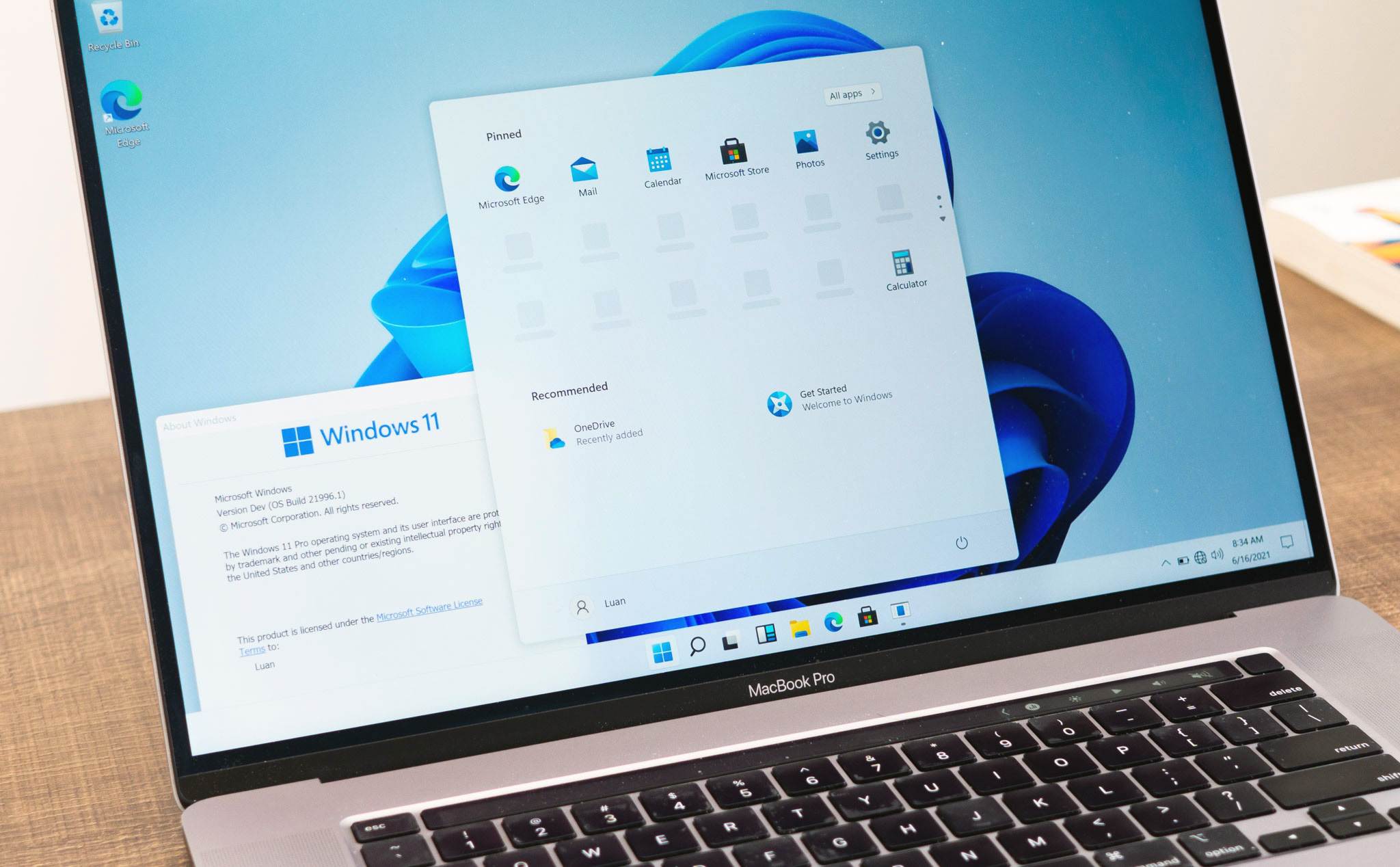 Trải nghiệm Windows 11 bản rò rỉ: Start Menu đẹp đấy, cửa sổ bo góc hết!
