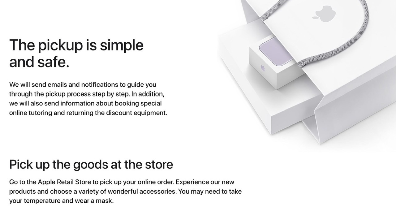 Trung Quốc hiện có thể chọn dịch vụ nhận hàng tại Apple store của Apple sau khi đặt mua trực tuyến