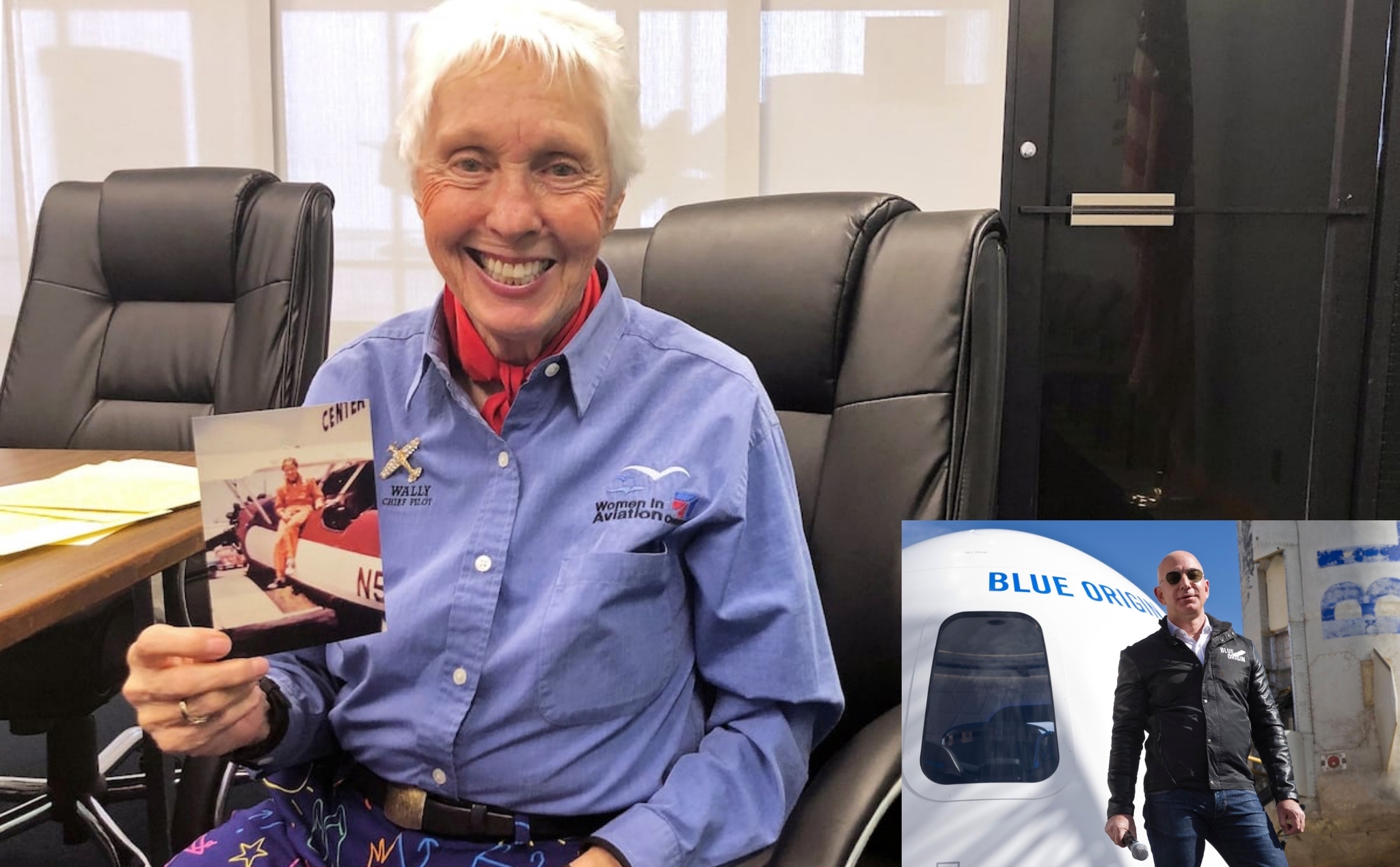 Cụ bà 82 tuổi là vị khách thứ 4 cùng tỷ phú Jeff Bezos bay vào không gian vào 20/7 tới