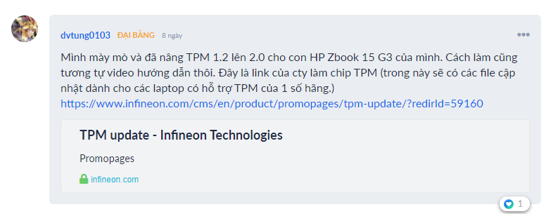 Hướng dẫn nâng cấp TPM firmware từ  lên  cho các dòng PC laptop Dell  đón chờ windows 11