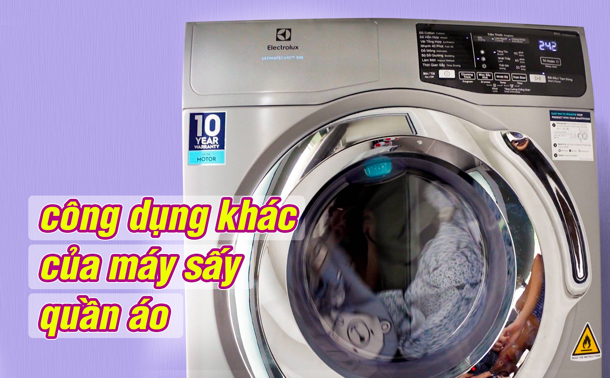 3 công dụng khác của máy sấy quần áo: Ngoài sấy ra thì còn làm được gì nữa?