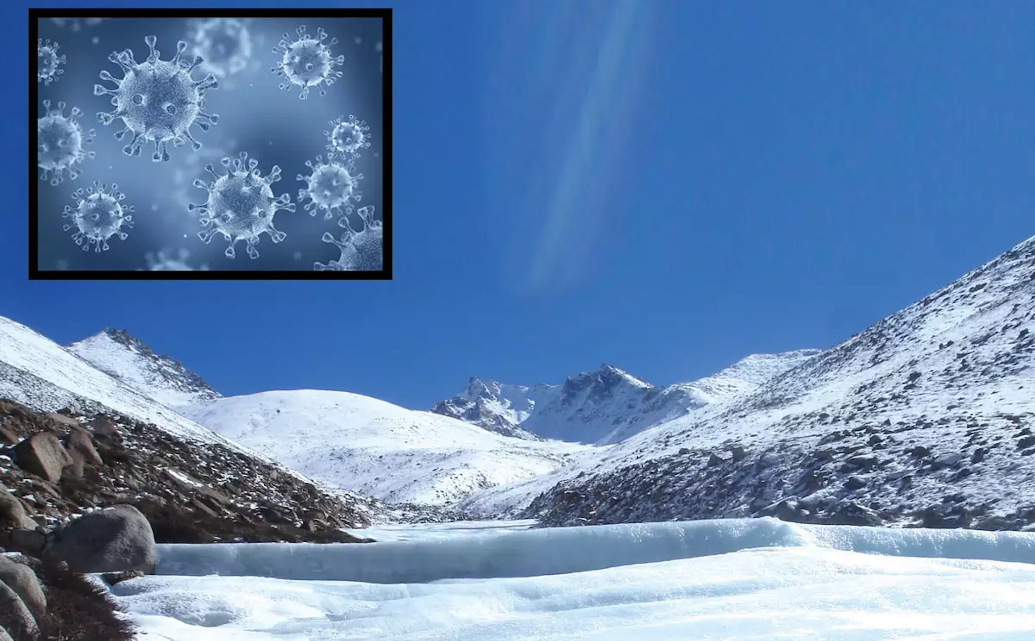 Phát hiện hơn 30 loại virus cổ đại trong một sông băng tại cao nguyên Tây Tạng, Trung Quốc