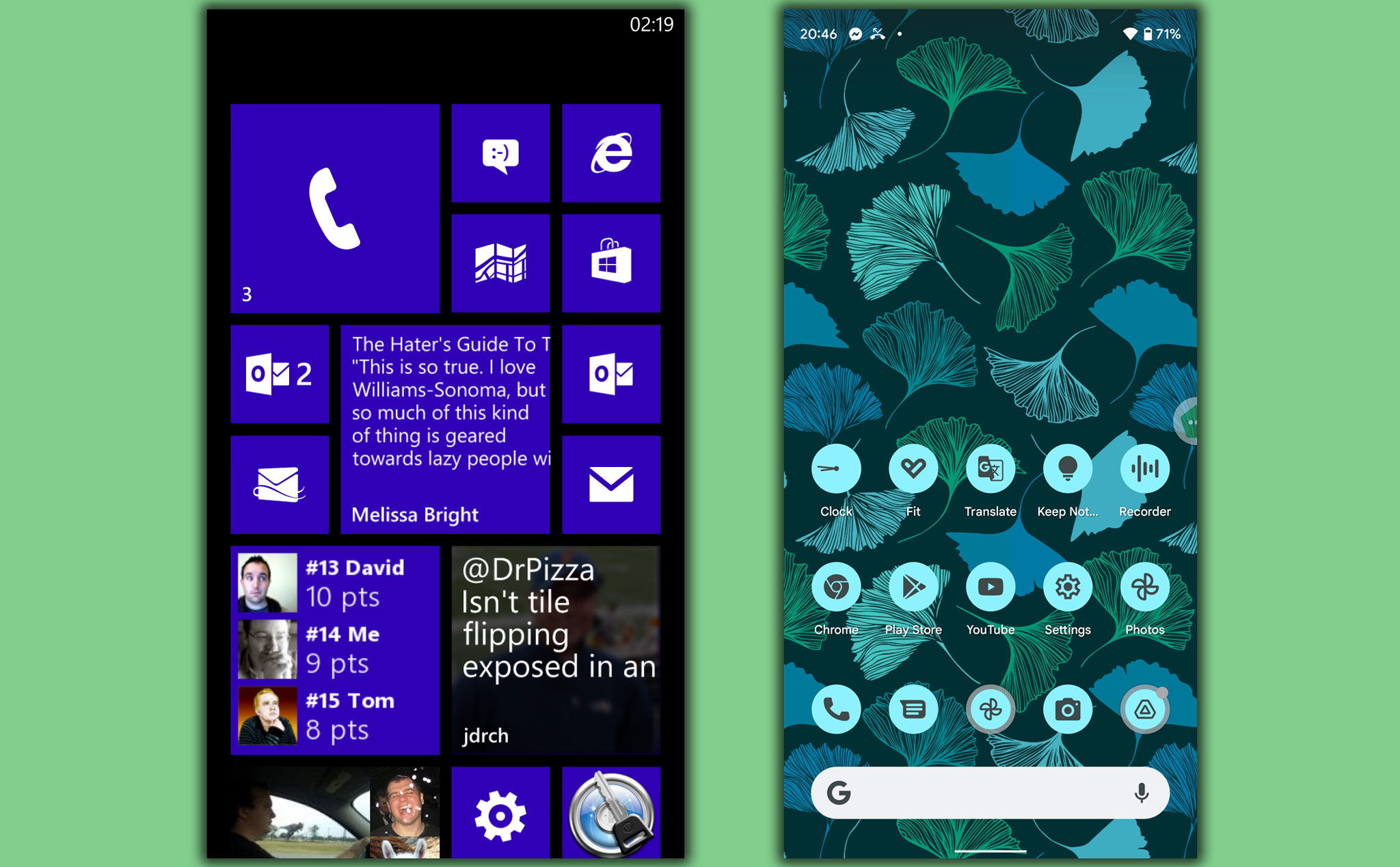 Android 12 đã “lấy trộm” được tính năng tốt nhất của Windows Phone