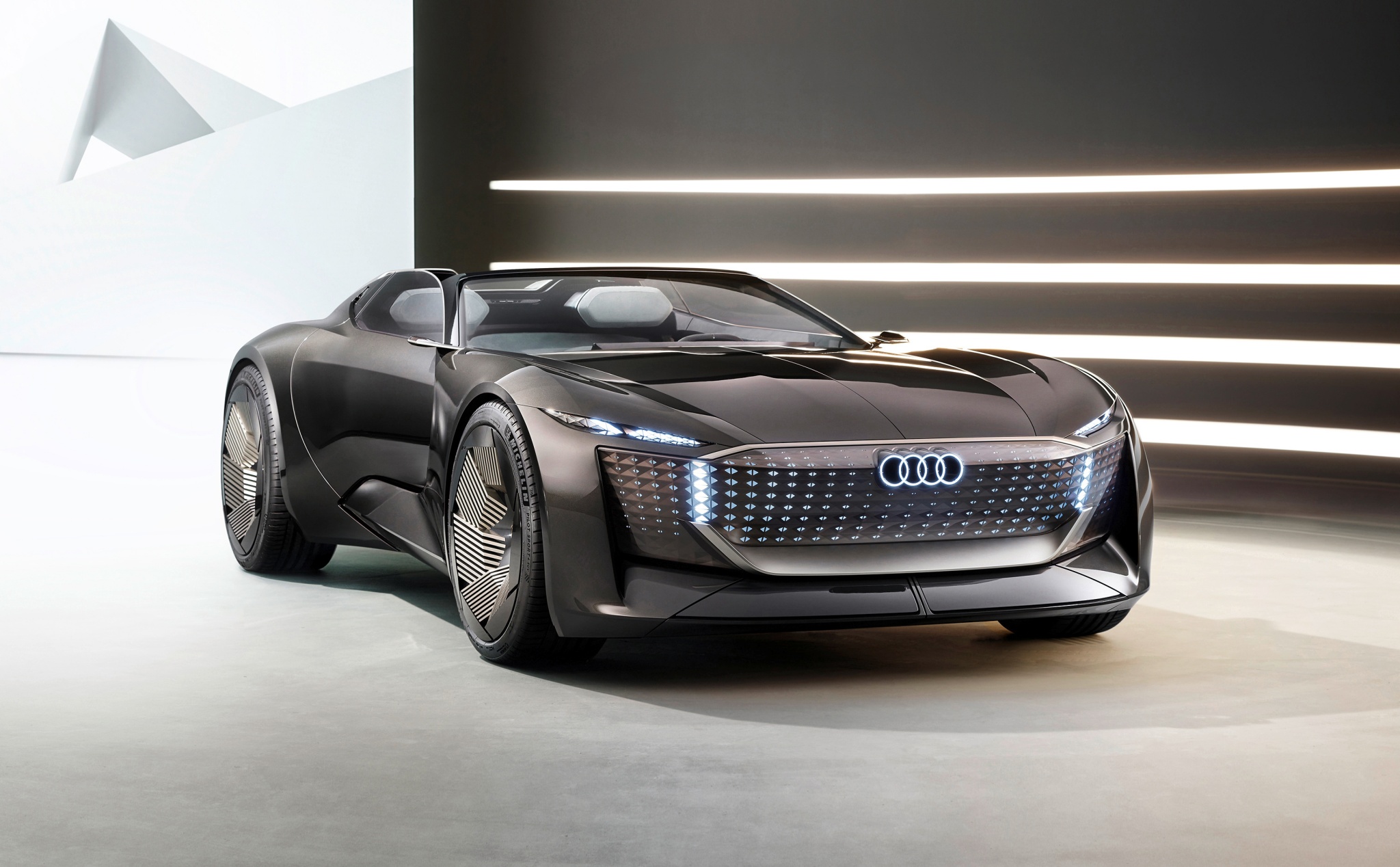 Audi skysphere concept: siêu xe điện tự hành của tương lai