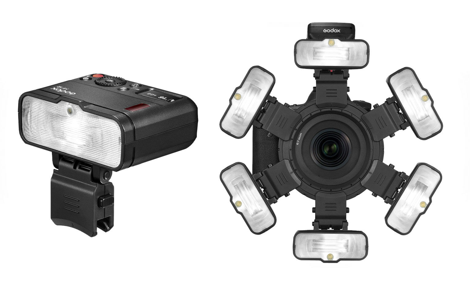 Godox ra mắt đèn chụp macro MF12, thiết kế gắn trước ống kính