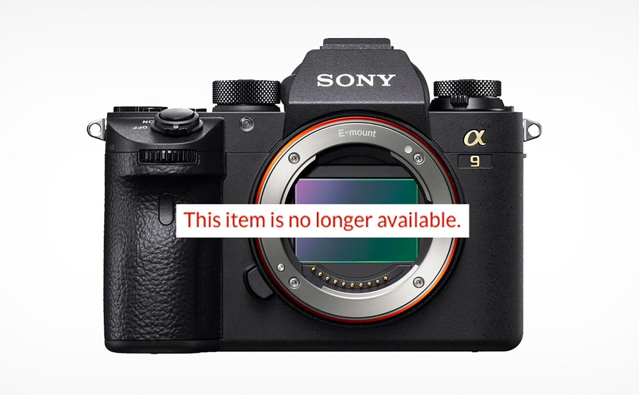 Có khả năng Sony sẽ dừng bán máy ảnh Sony Alpha 9 trong thời gian tới