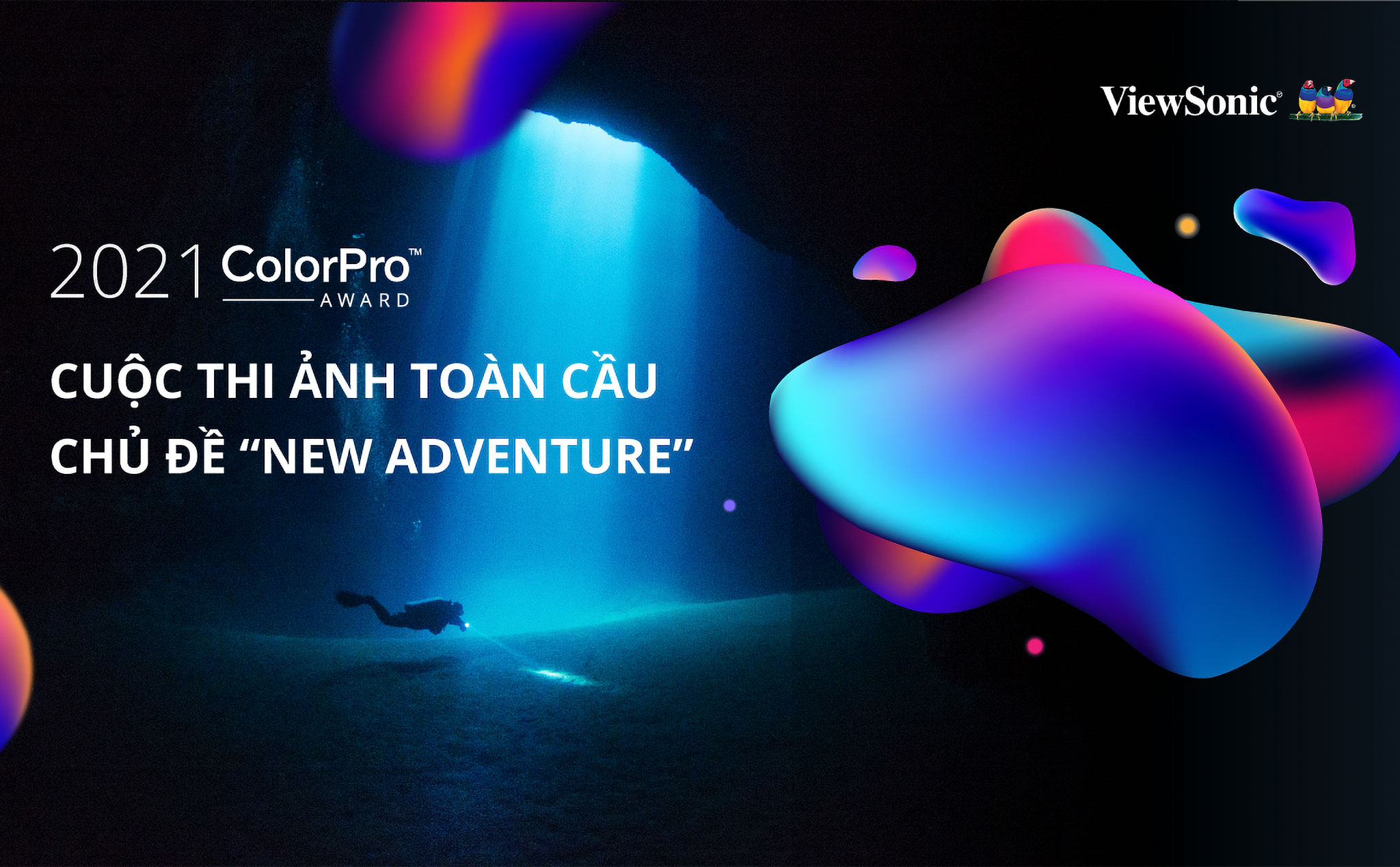 ViewSonic công bố cuộc thi ảnh toàn cầu ColorPro Award 2021 chủ đề "New Adventure"