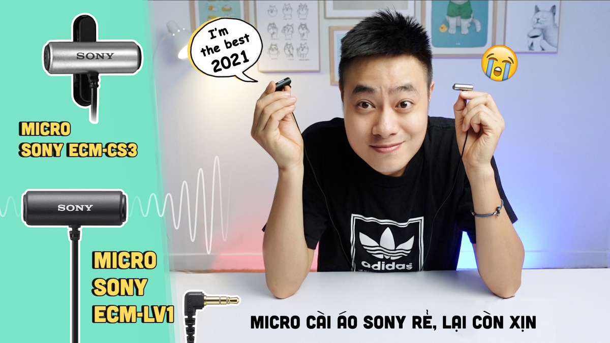 Review Micro cài áo Sony ECM-LV1, giá rẻ, xịn, hàng chính hãng, Anh em bỏ qua Sony ecm-cs3 được rồi
