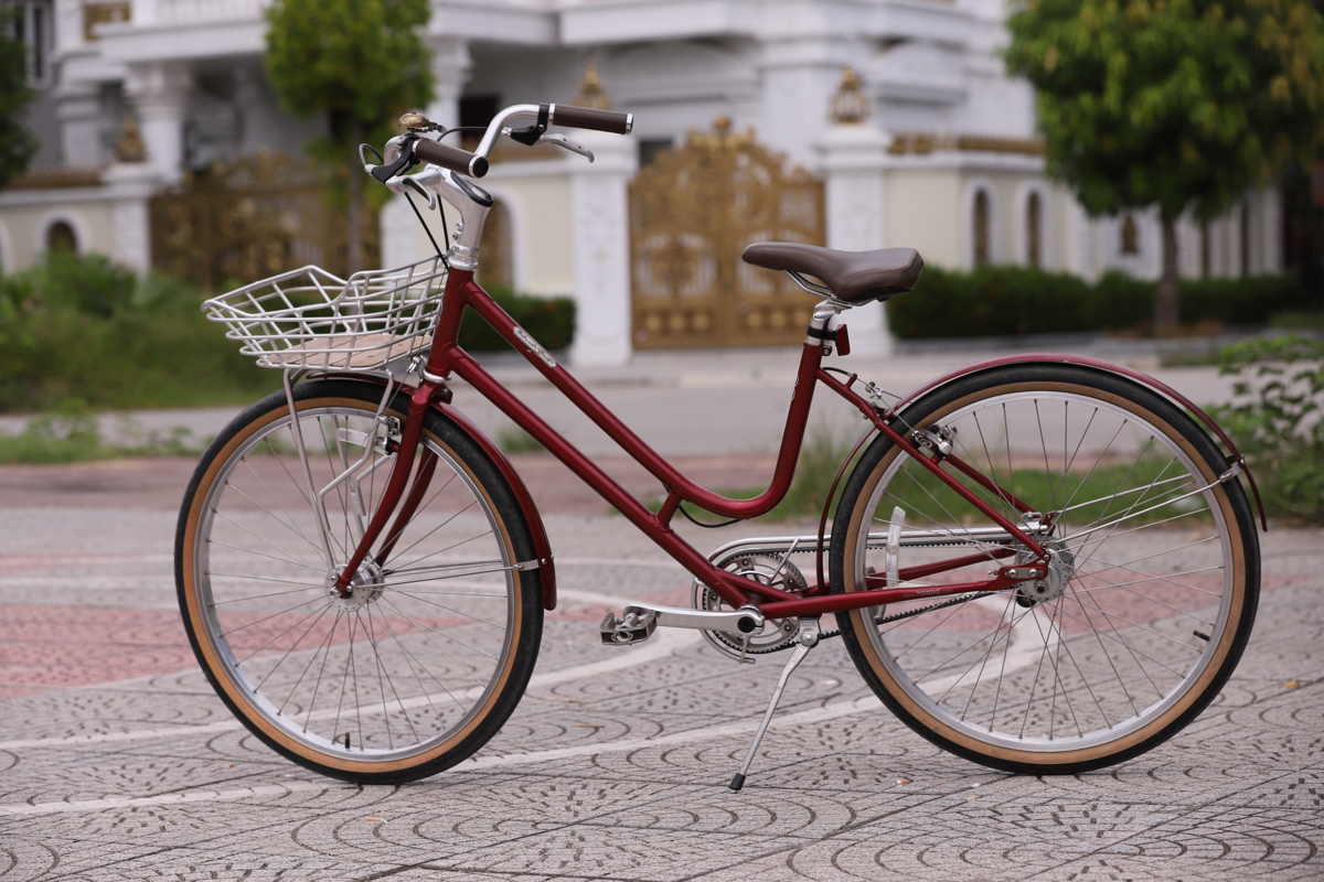 Review 700bike classic chiếc xe đạp chuyên dùng để đi chợ của mình !