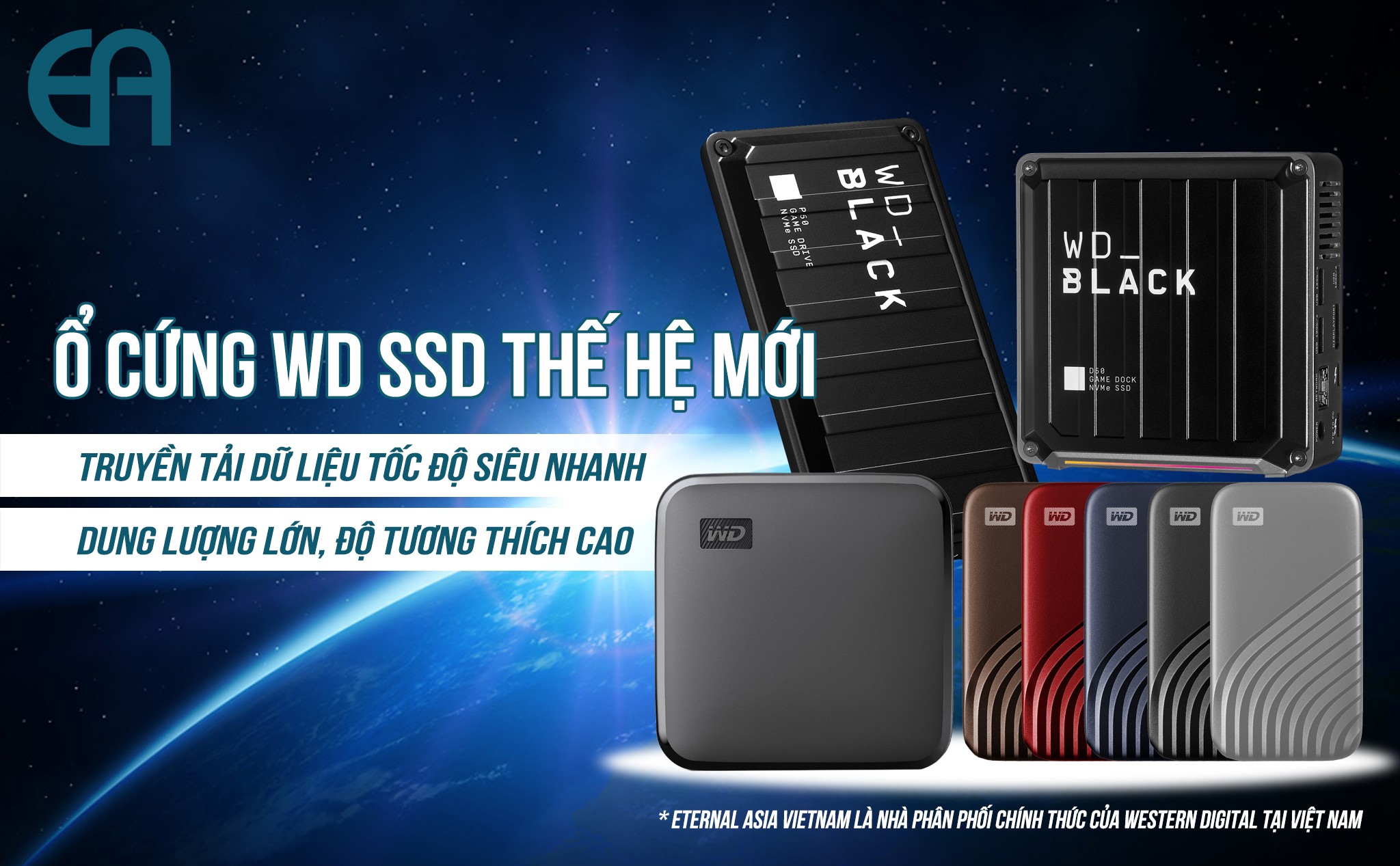 [QC] WD ra mắt loạt sản phẩm ổ cứng di động SSD thế hệ mới