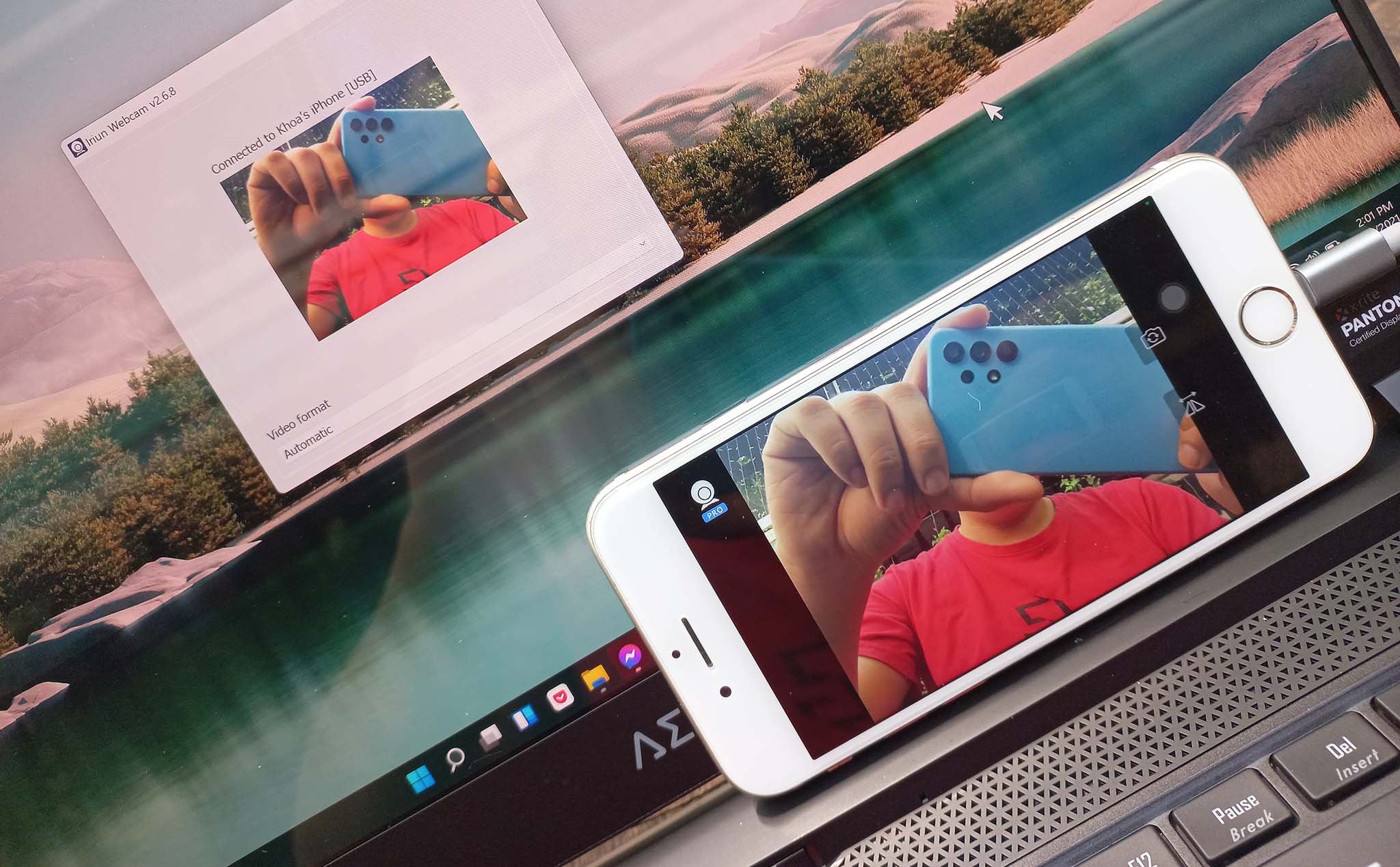 Cách biến điện thoại Android/iOS thành webcam