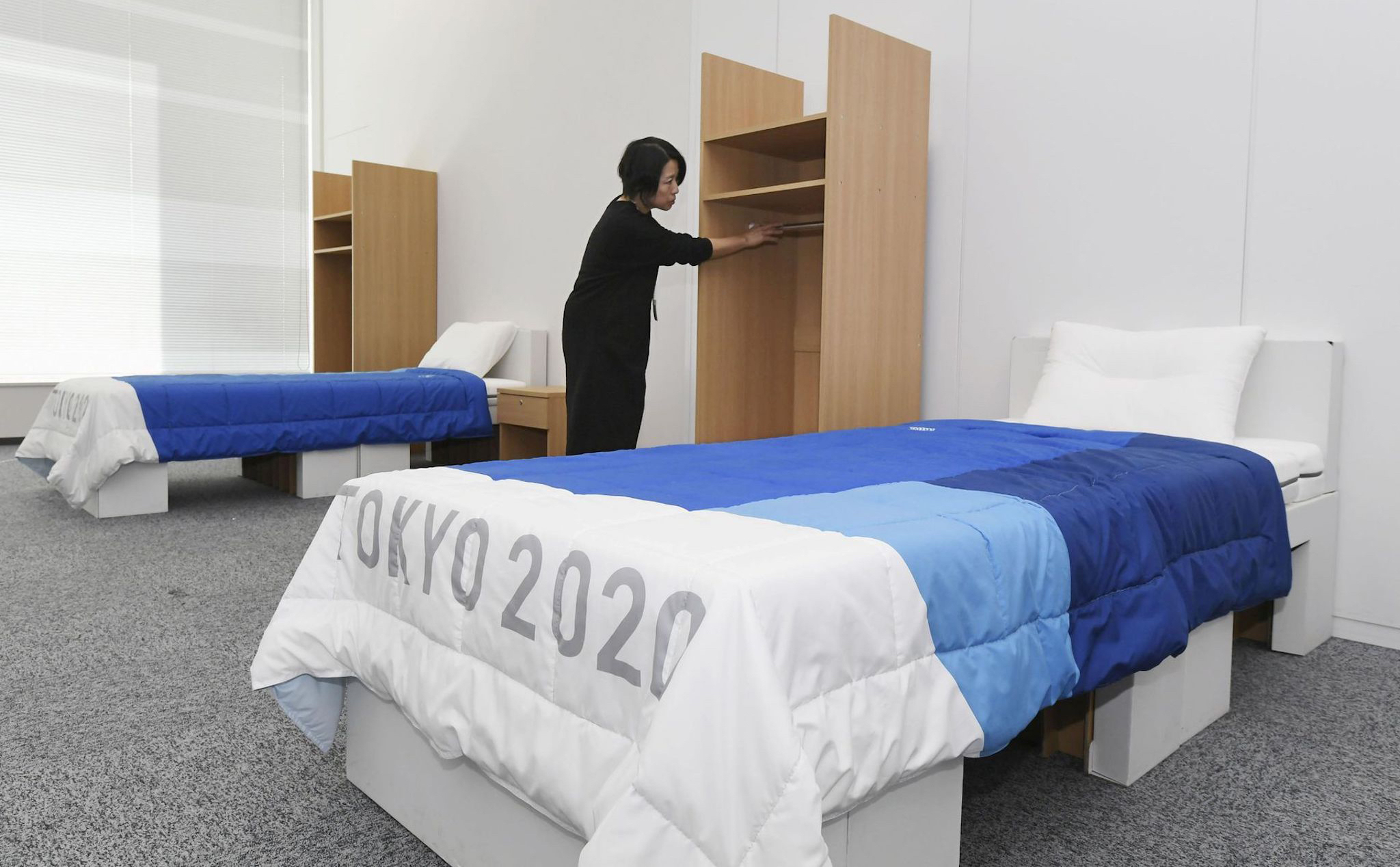 Nhật Bản sẽ tái sử dụng giường giấy ở Olympic để điều trị bệnh nhân mắc COVID-19