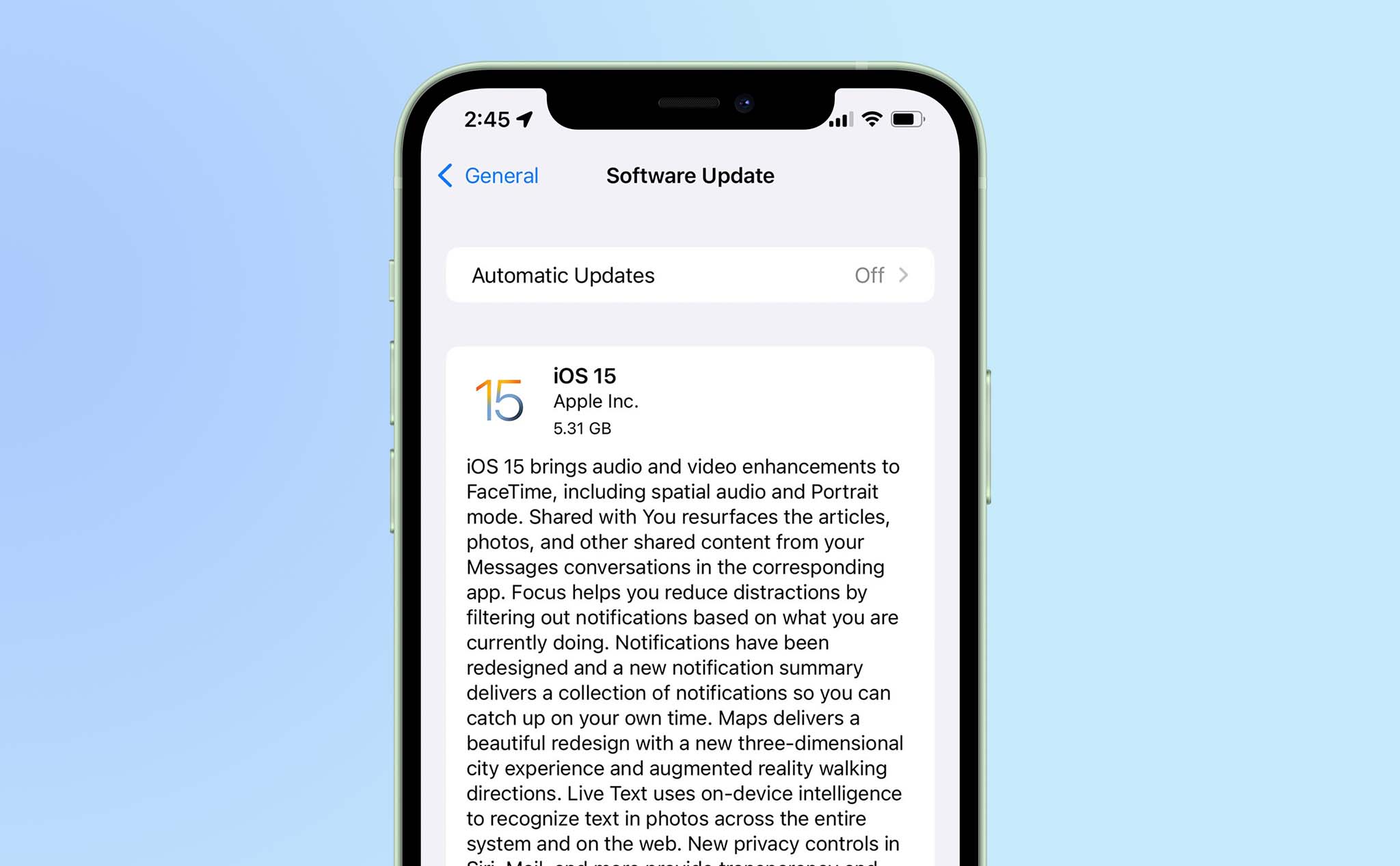 Apple phát hành iOS 15 RC, bản chính thức sẽ cập nhật vào 20/09