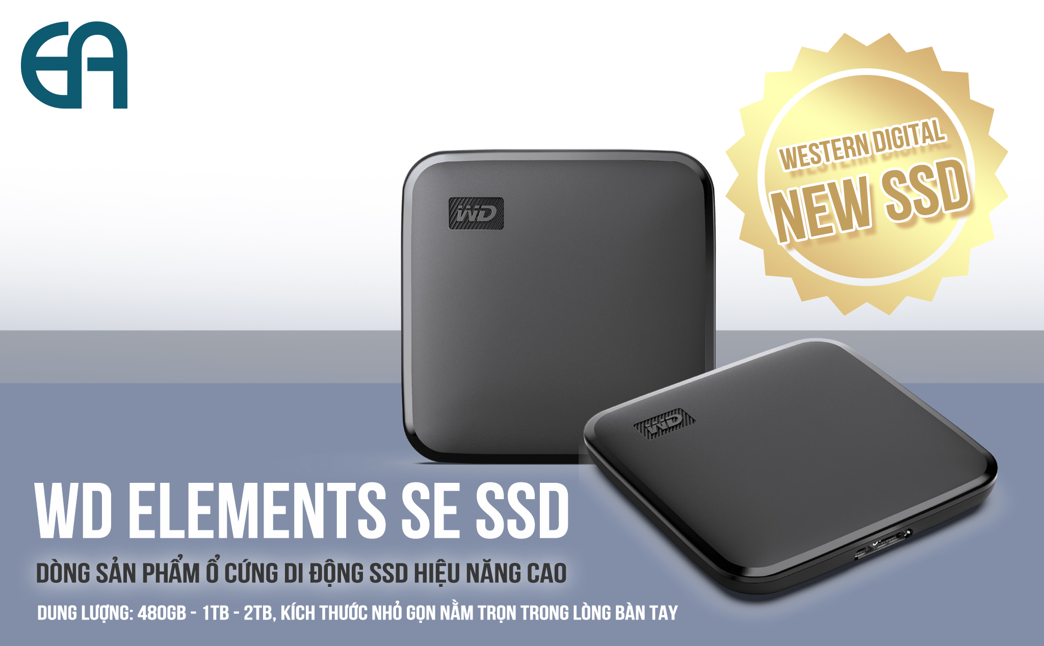 [QC] WD trình làng ổ cứng di động WD Elements SE SSD