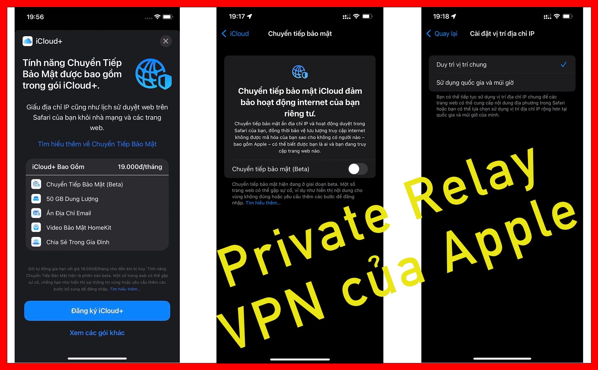 [iOS 15] Private Relay - VPN của Apple: Trả tiền để sử dụng, Rất nhanh và hiệu quả