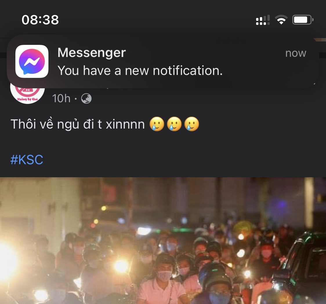 Không xem trước được nội dung tin nhắn Messenger trên iOS 15