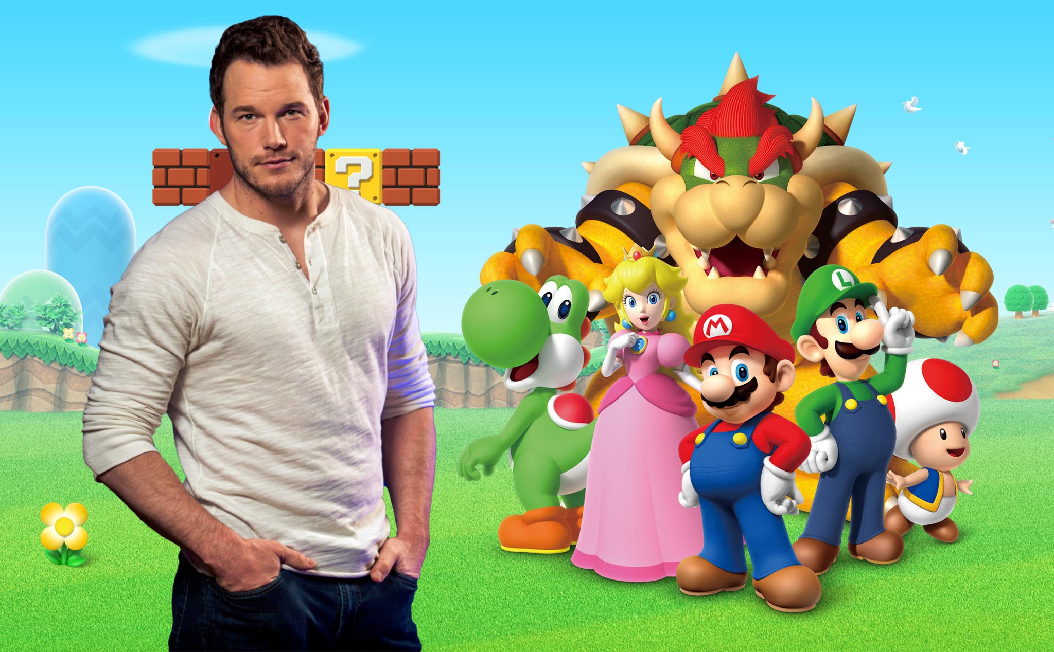 Phim Super Mario công bố dàn cast: Chris Pratt vai Mario, Jack Black vai trùm rùa Bowser