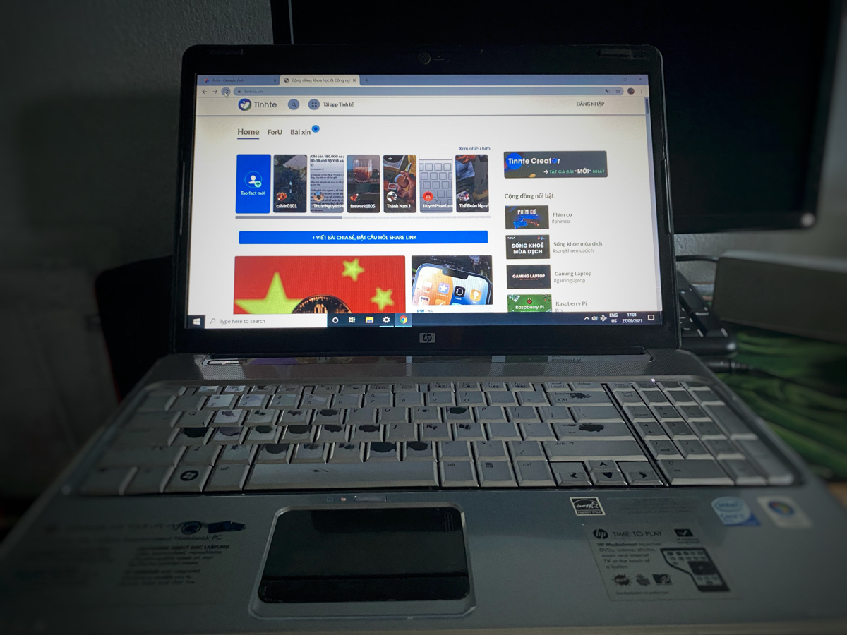 Laptop hơn 12 năm tuổi - Hp dv6-1030us, mua từ tháng 6/2009 đến hôm nay là 9/2021