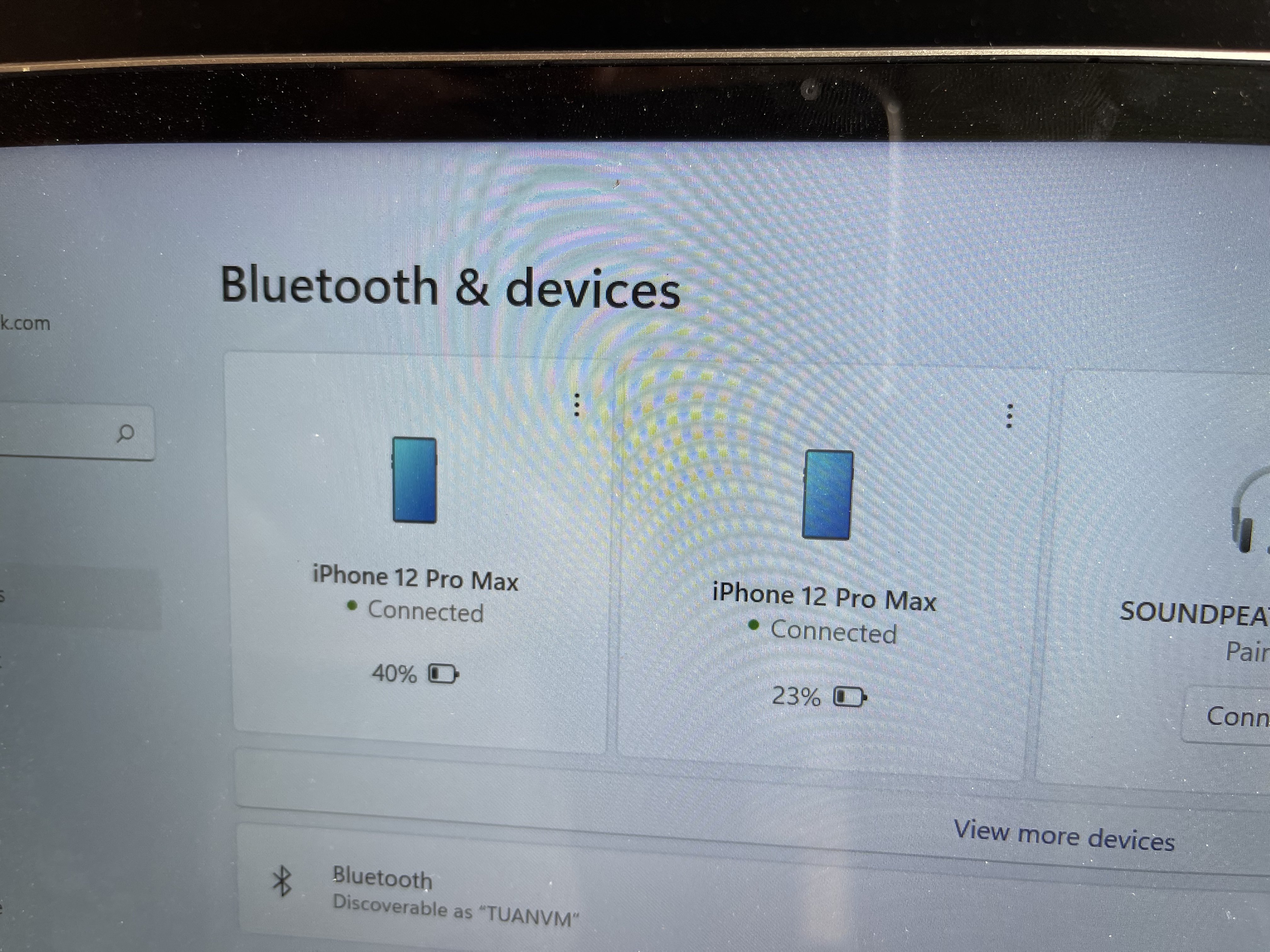 Các bạn cho mình hỏi sao kết nối Bluetooth với máy tính nó lại hiện ra 2 kết nối như vậy?