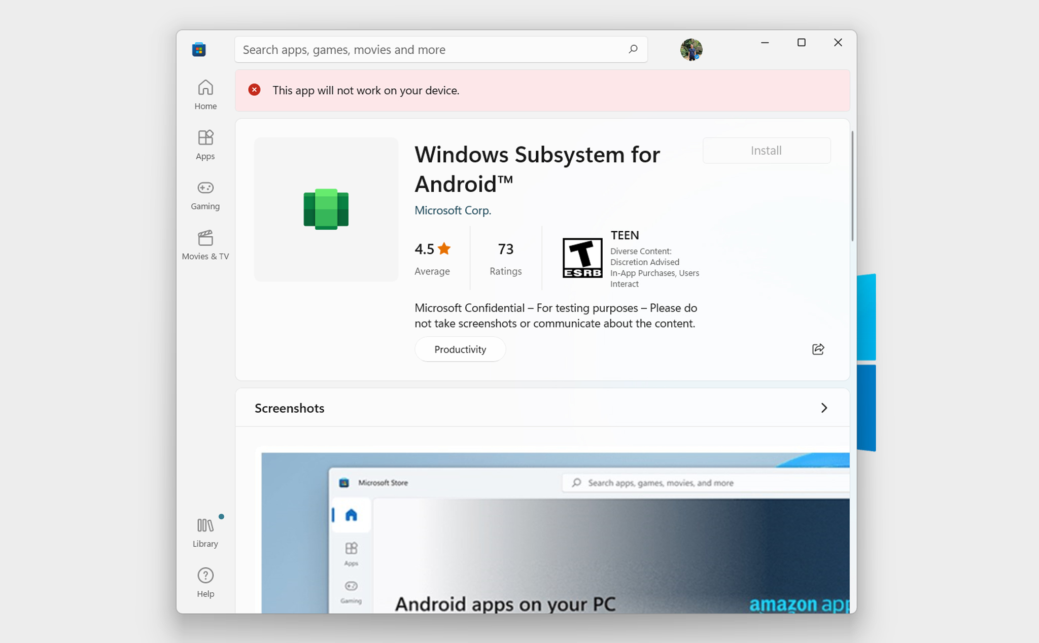 Hình ảnh app Android trên Windows 11: hoạt động giống app Windows, hỗ trợ đa cửa sổ?