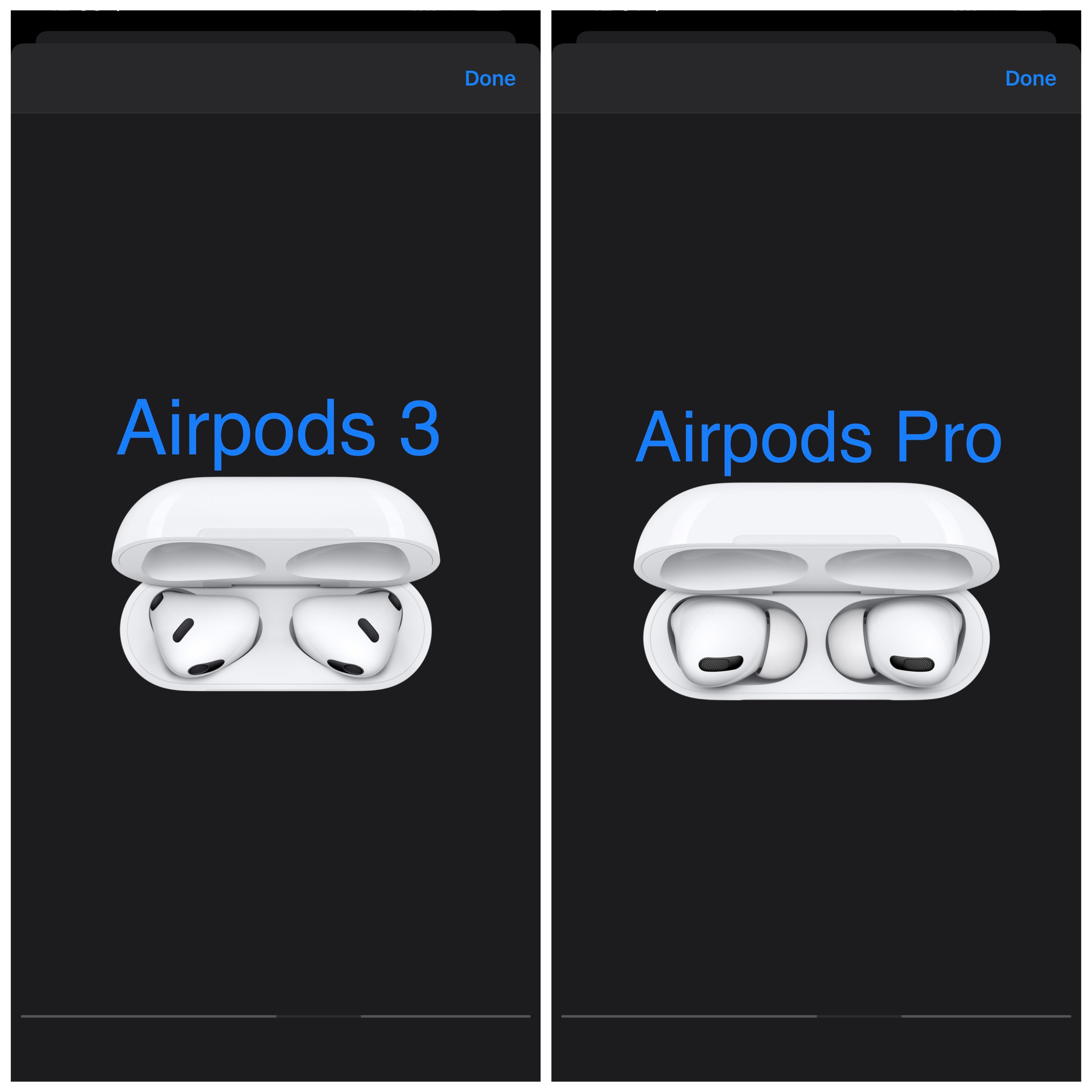 sự khác biệt thiết kế giữa Airpods 3 vs Airpods Pro