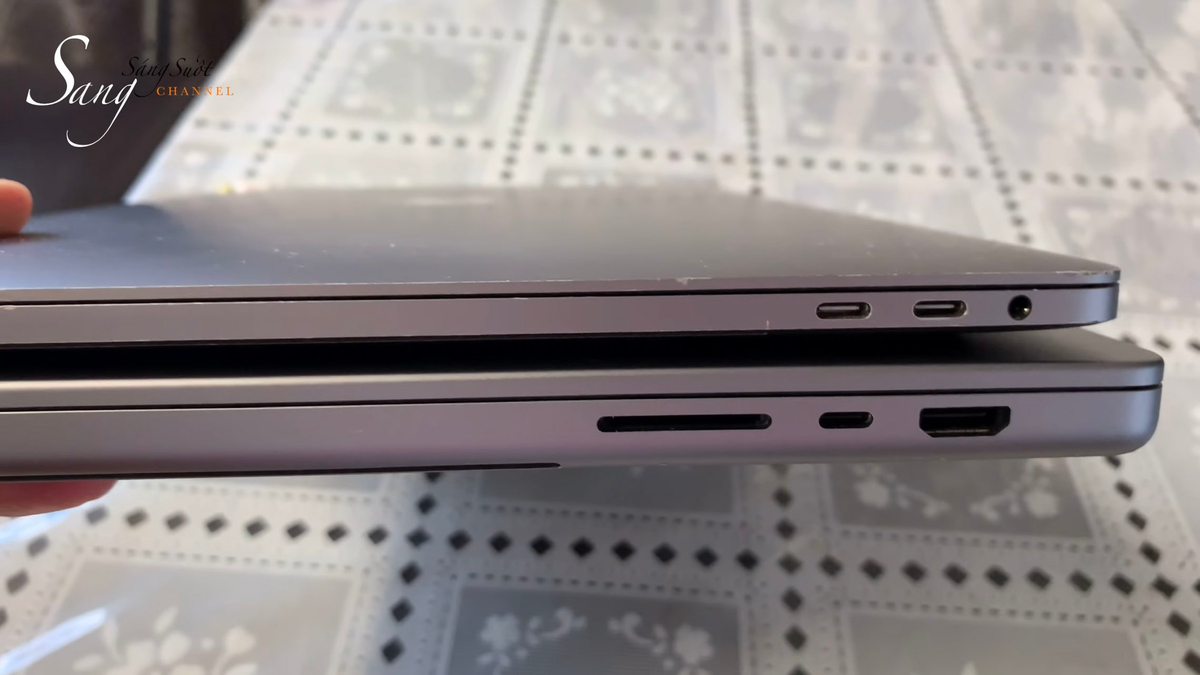 MacBook Pro 16 inch đời cũ và đời mới