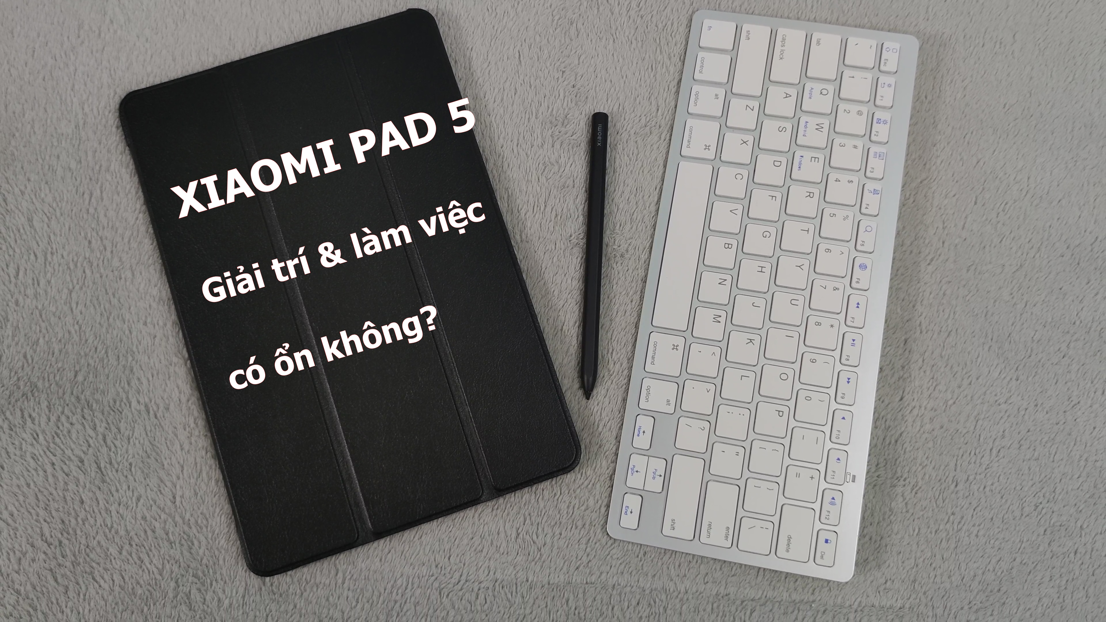 Xiaomi pad 5 + stylus pen: combo đủ dùng cho giải trí và dạy - học online
