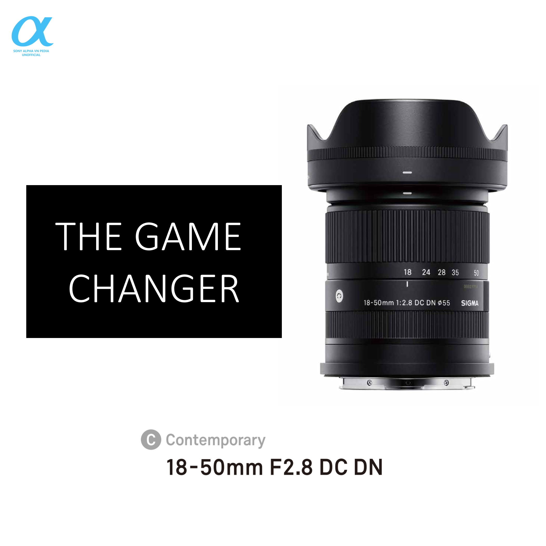 Review Sigma 18-50mm f2.8 DC DN (cho hệ máy Crop Sony)