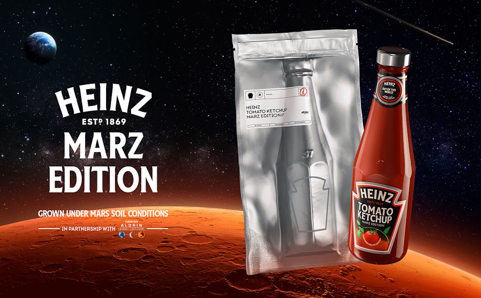 Heinz ra mắt tương phiên bản "Marz Edition" từ cà chua trồng trong điều kiện sao Hoả