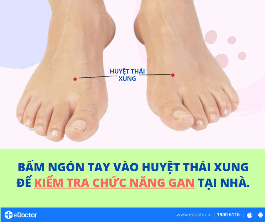 Trong Đông y, bấm huyệt Thái xung là phương pháp kiểm tra chức năng gan tại nhà nhanh chóng, hiệu...