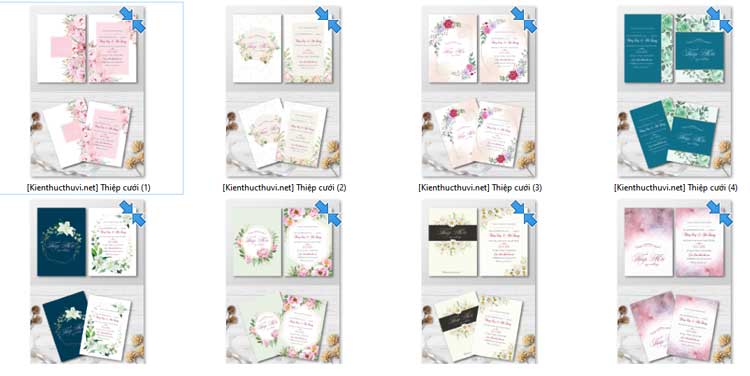 Mẫu thiệp cưới đẹp 1  Wedding Invitation file CorelDRAW  Diễn đàn chia  sẻ file thiết kế đồ họa miễn phí