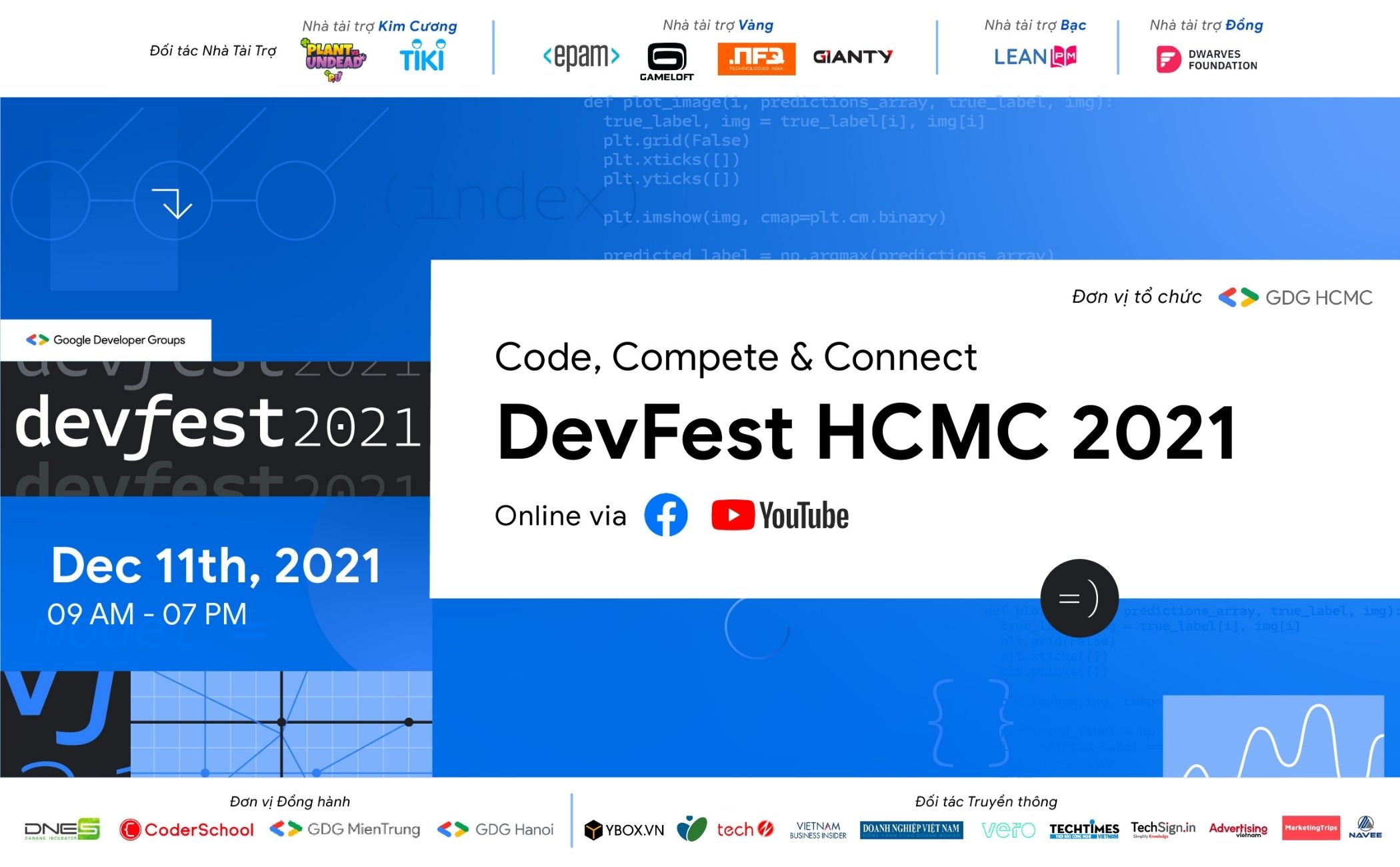 Vẫn còn hạn đăng kí Google DevFest HCMC 2021 để học Flutter online