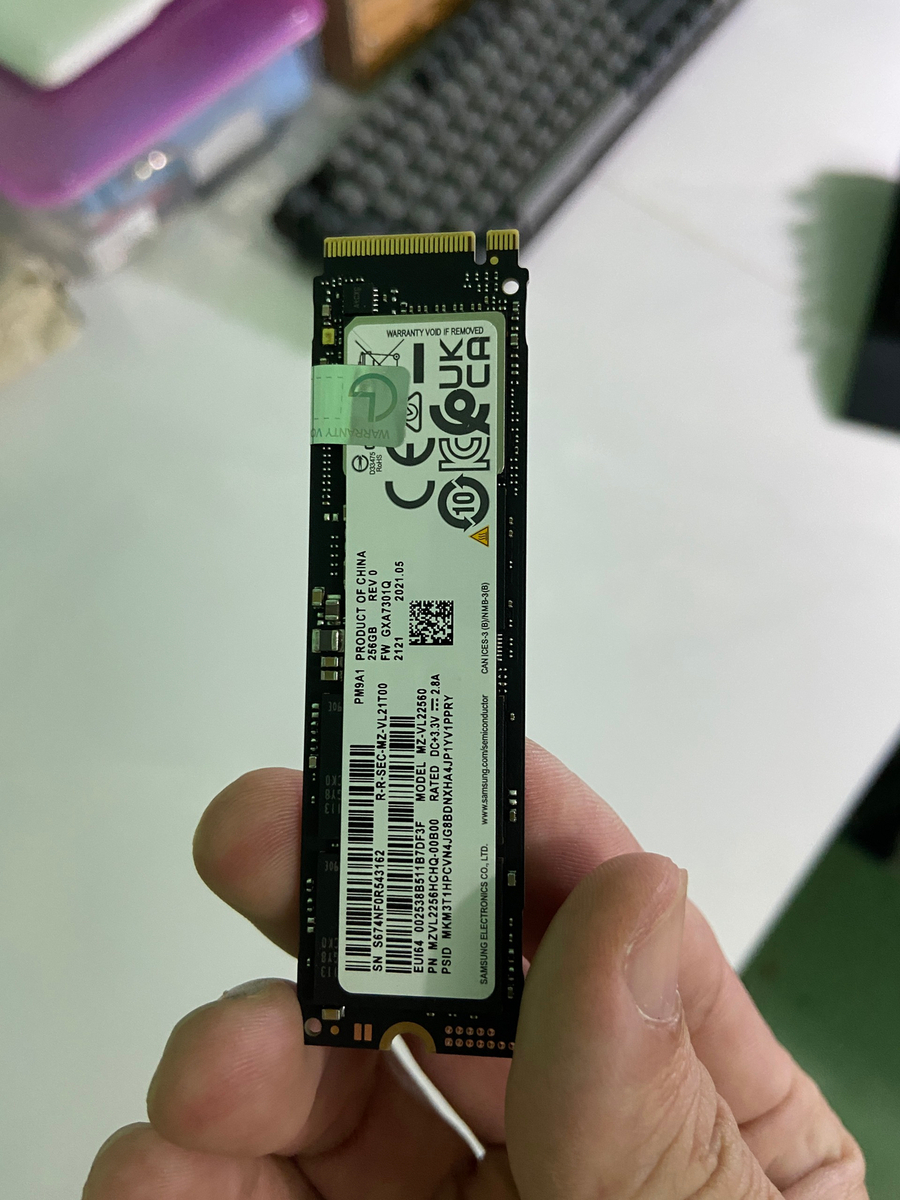 Review Ổ SSD Samsung PM9A1 M2 NVMe 256 GB