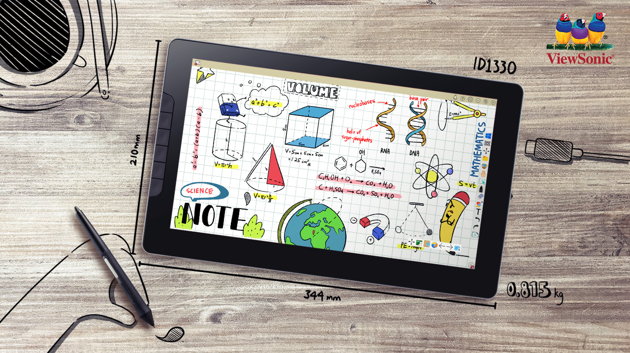 ViewSonic ra mắt dòng sản phẩm bảng vẽ kỹ thuật số ViewBoard Notepad và Pen Display