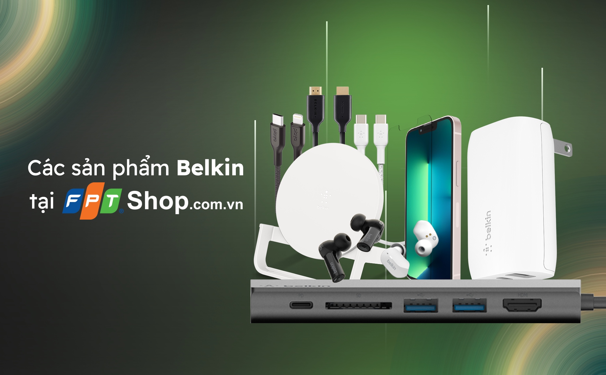 [QC] FPT Shop – Mở rộng dãy sản phẩm chất lượng cao cấp từ Belkin, chuyên biệt hơn dành cho Apple