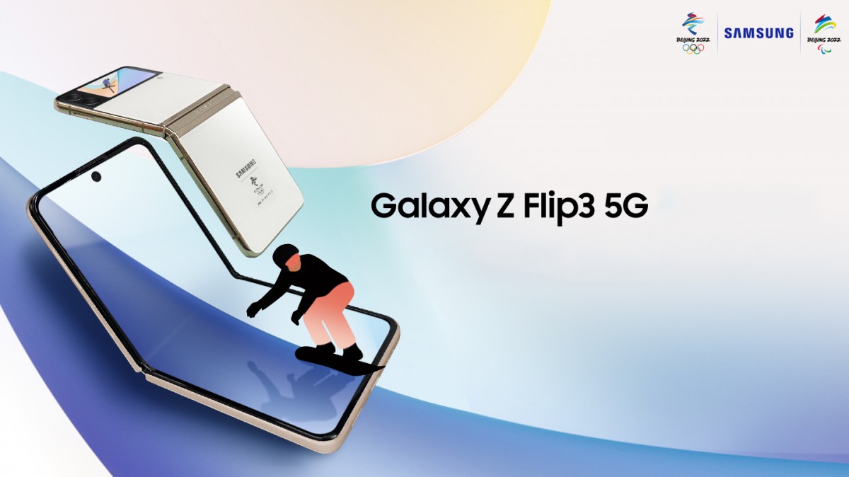 Đây là Galaxy Z Flip3 phiên bản Olympic 2022