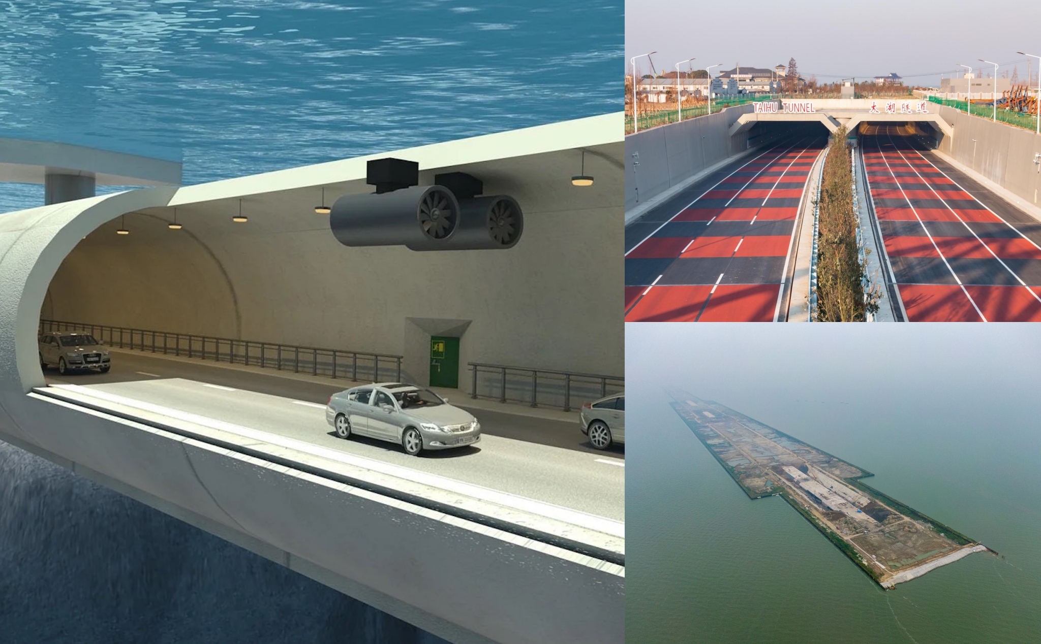 Trung Quốc thông xe đường hầm cao tốc dưới nước dài hơn 10km