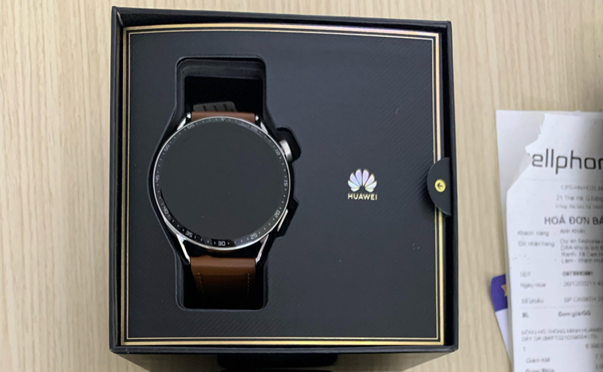 Review Đồng hồ thông minh Huawei watch GT3 46mm, dây da