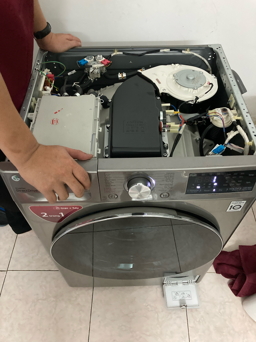 #TTBC21 LG AI DD FV1409G4V, chiếc máy giặt lồng ngang kết hợp sấy cực tốt trong giá tiền. Chiếc máy