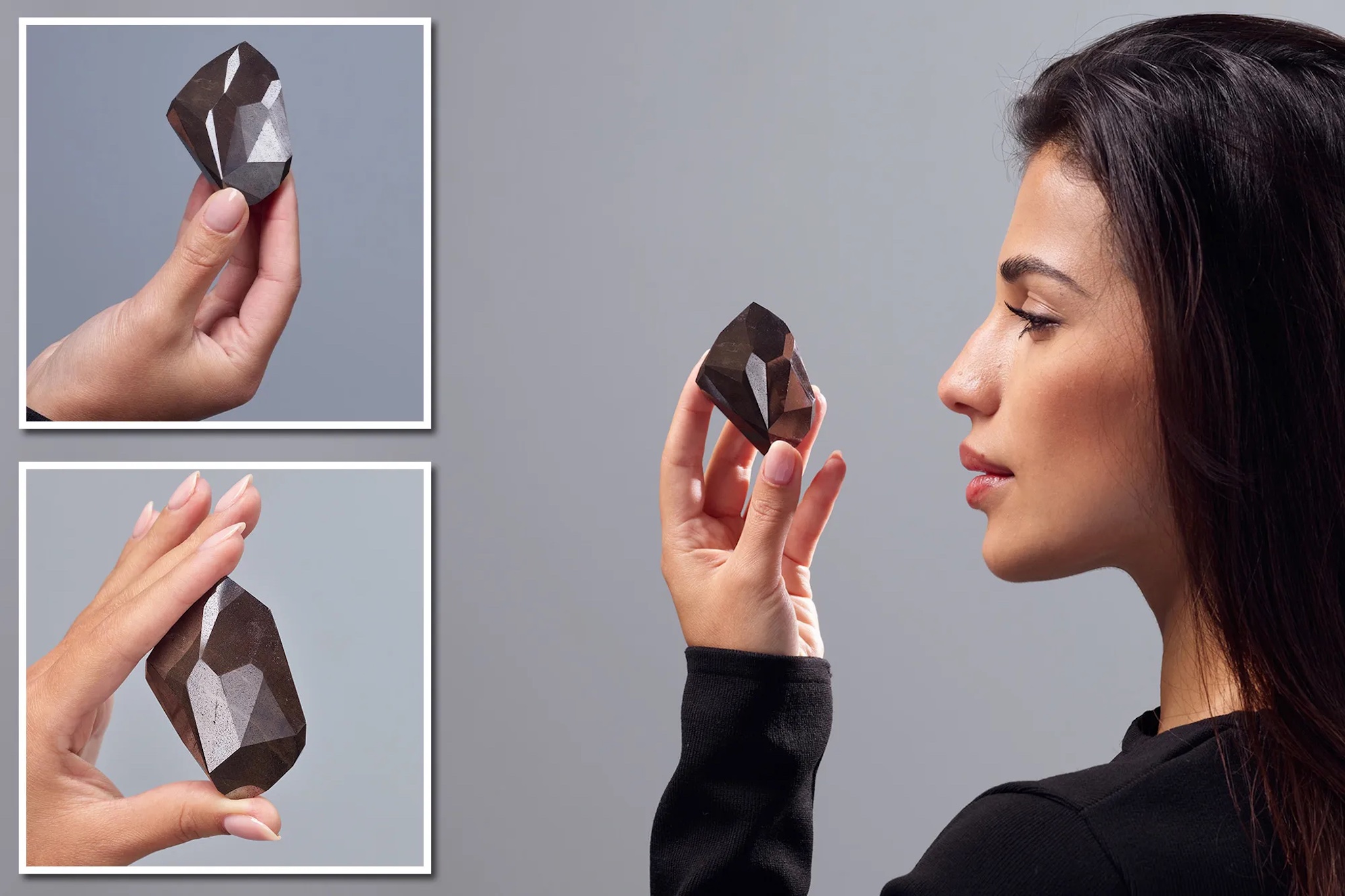 Viên kim cương đen 555,55 carat, nghi có nguồn gốc từ vũ trụ sắp được bán đấu giá