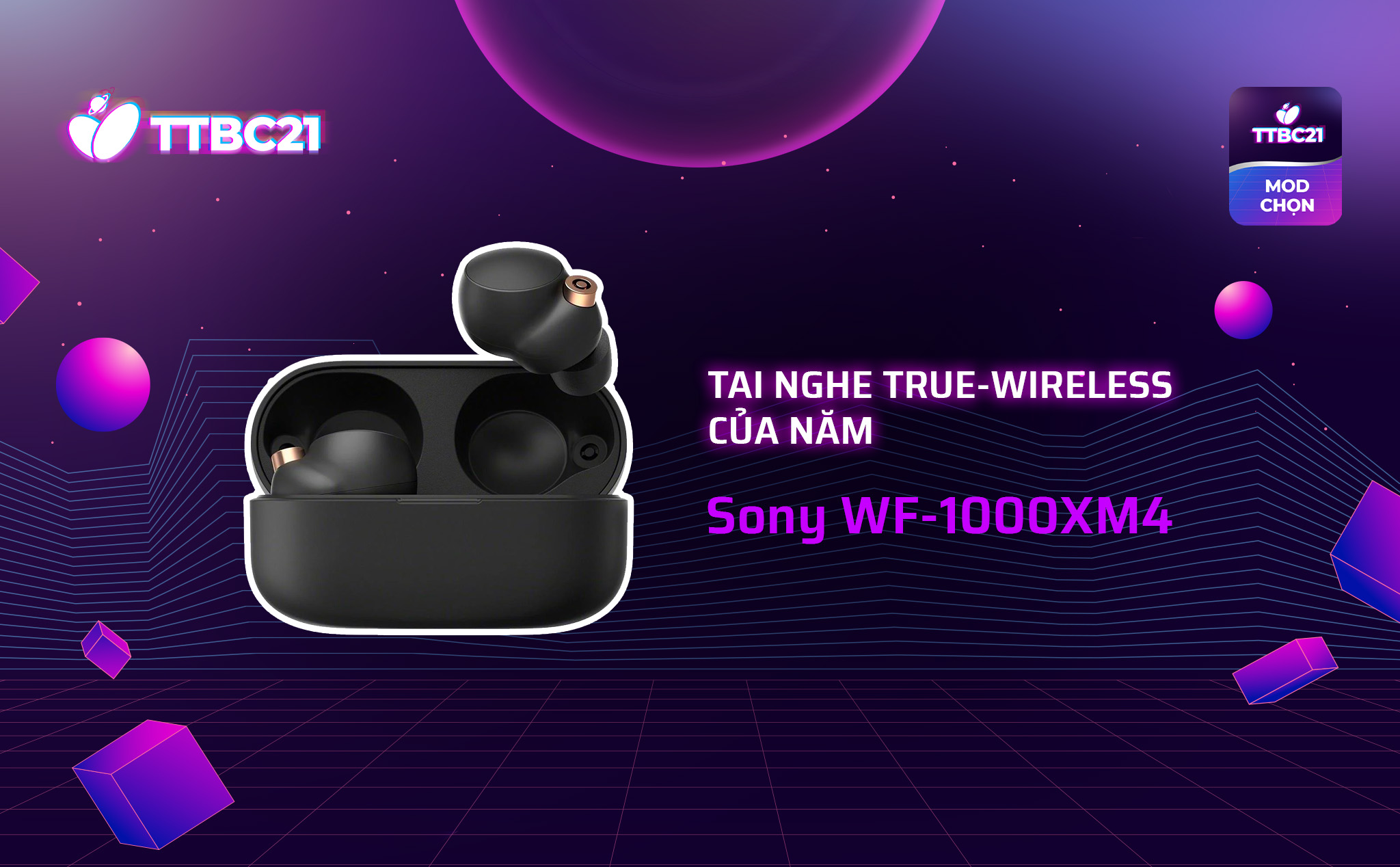 Tai nghe True-Wireless của năm: Sony WF-1000XM4