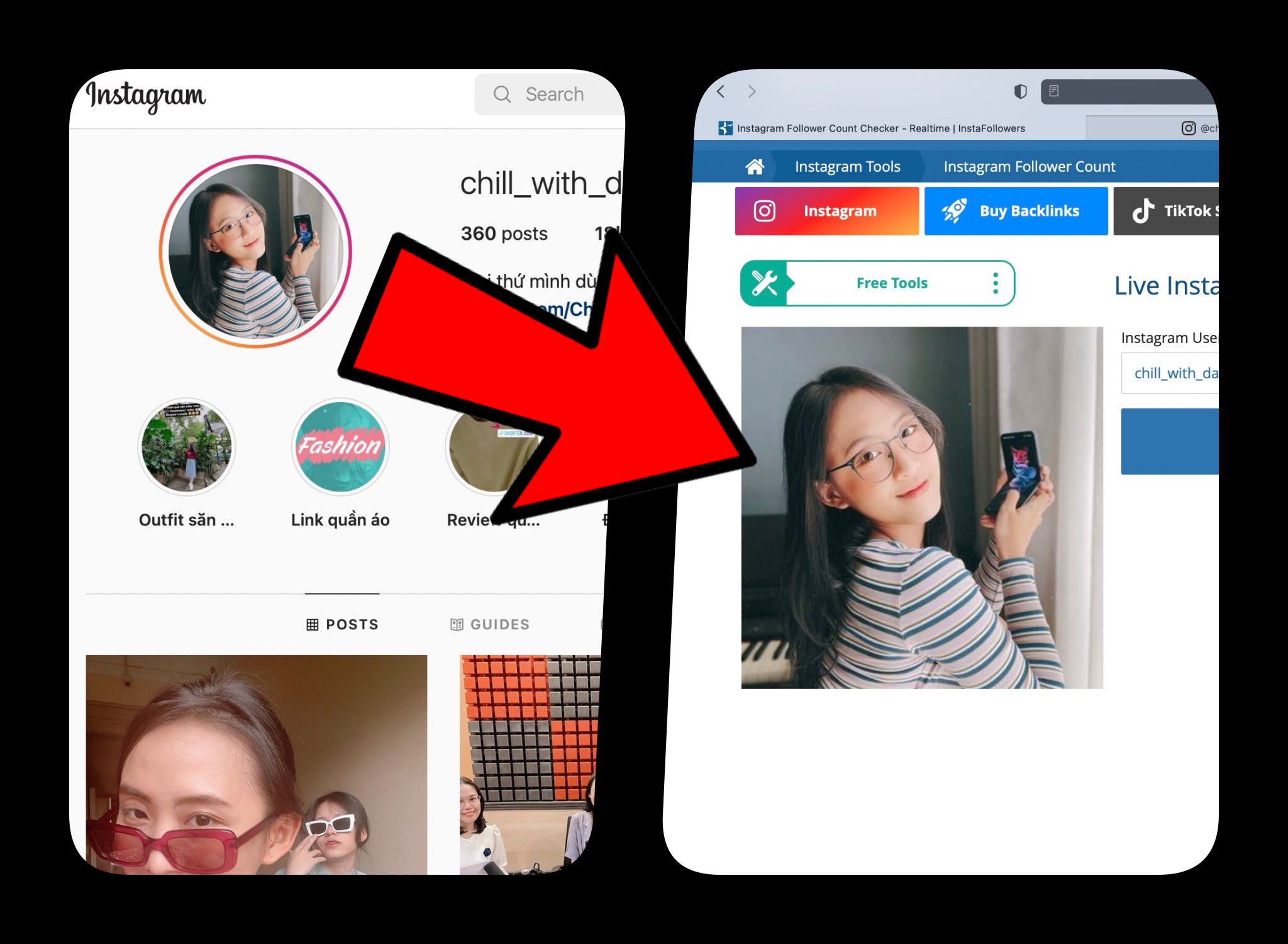 Cách Xem Hình Đại Diện Insta Rõ Hơn Không Cần Screenshot Hình Rồi Phóng To