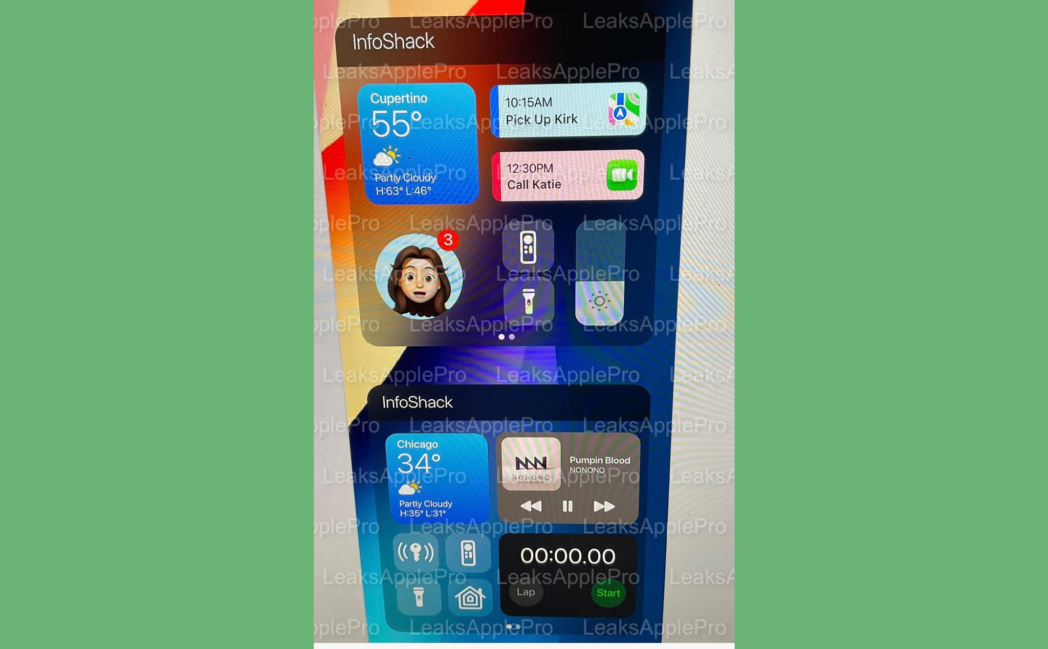 Lộ hình ảnh iOS 16: sẽ có widget tương tác?